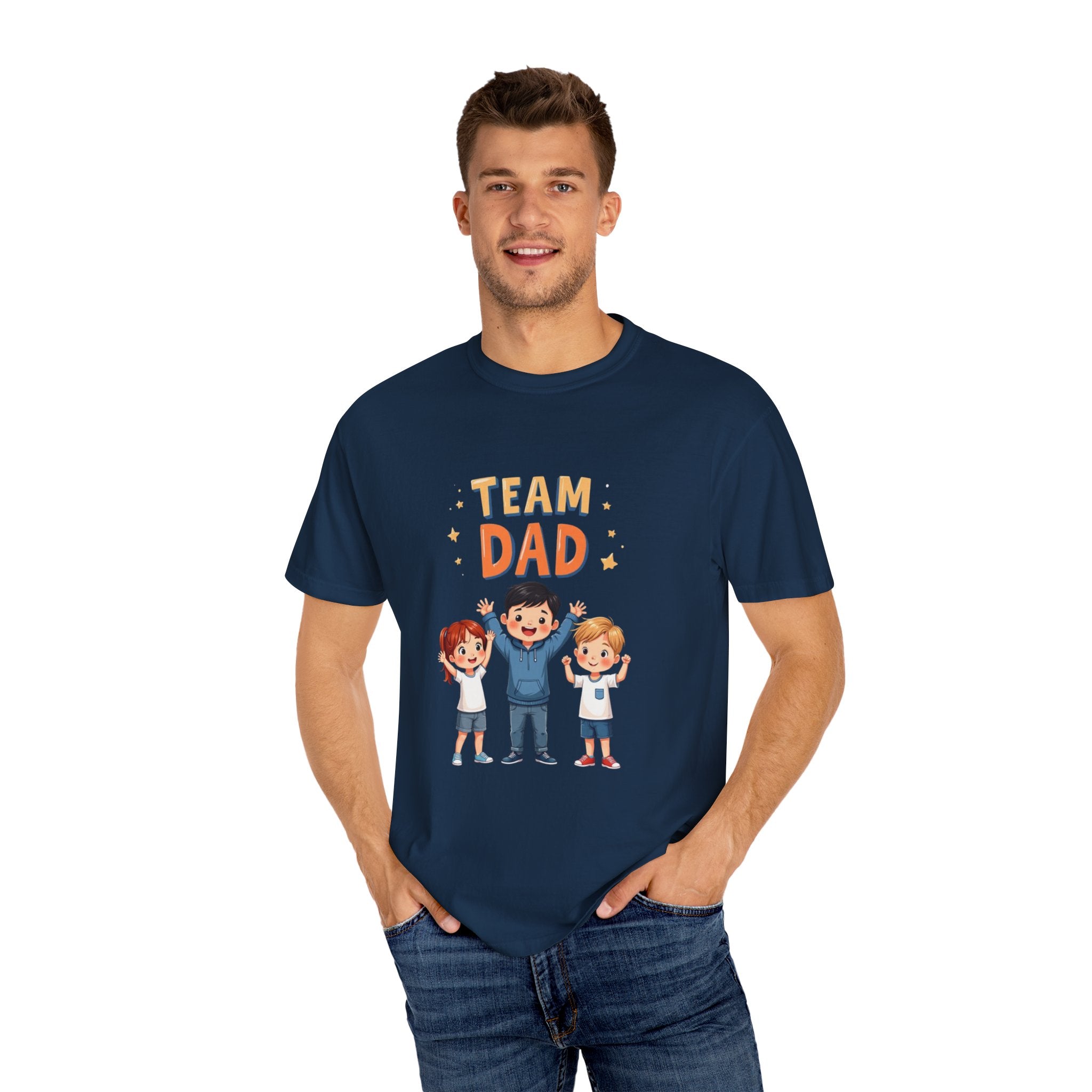 Team Dad Dyed T-shirt
