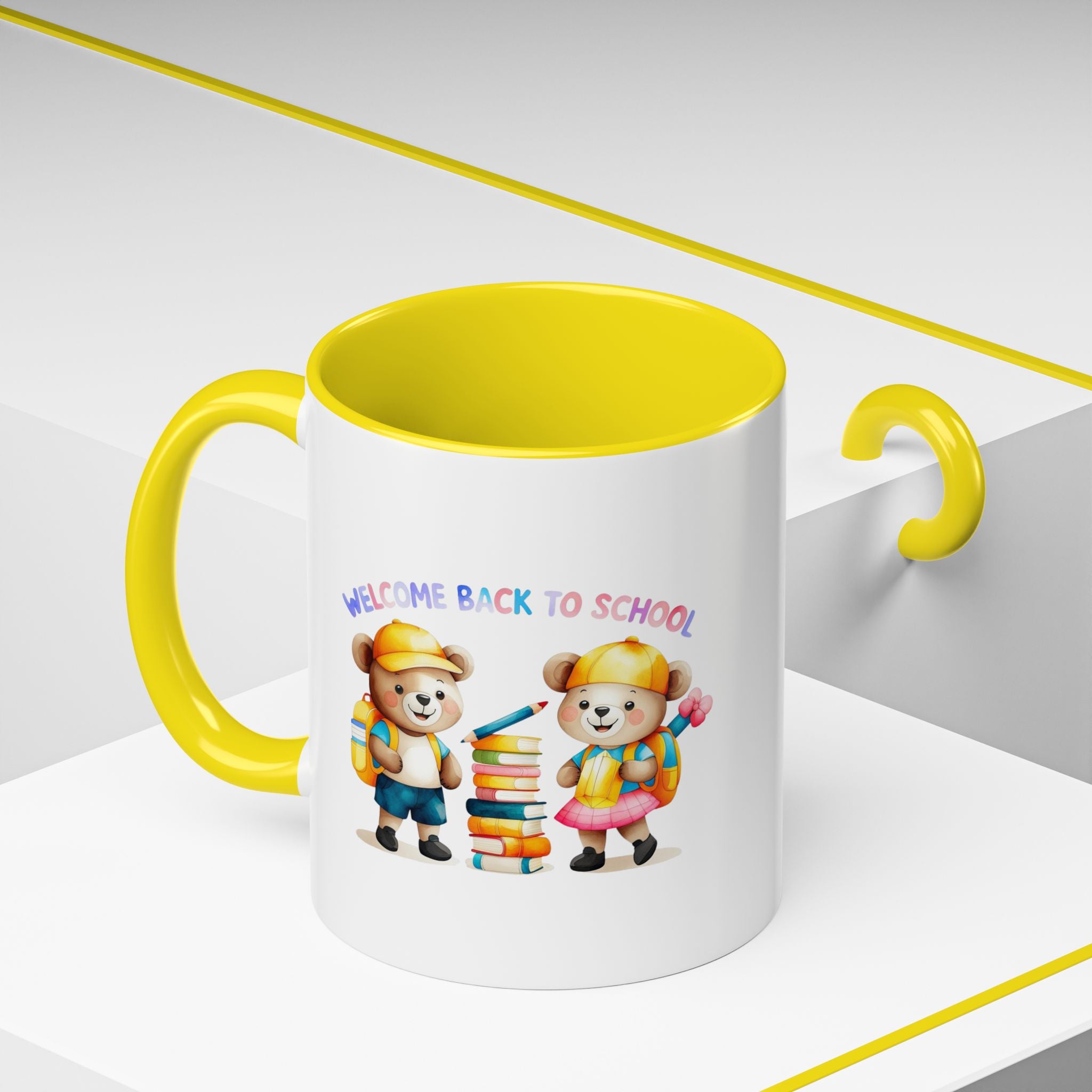 Welcome Back to School Bear Coffee Mug - 11oz, 15oz