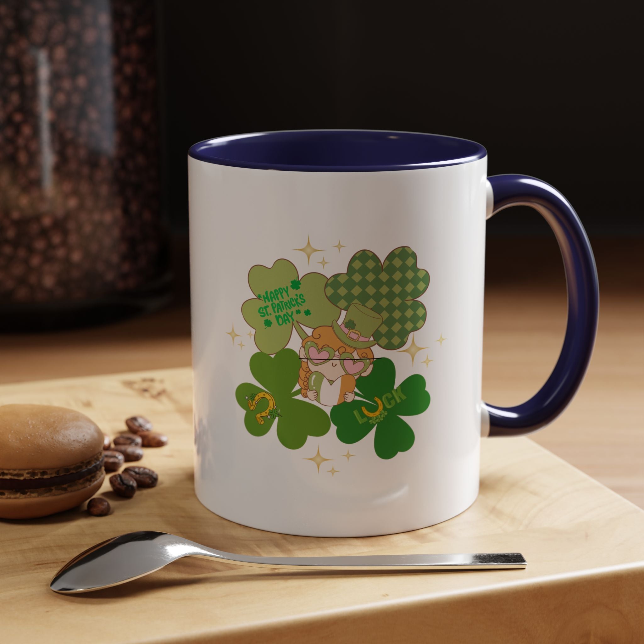 Retro St. Paddy's Day Accent Coffee Mug - 11oz & 15oz