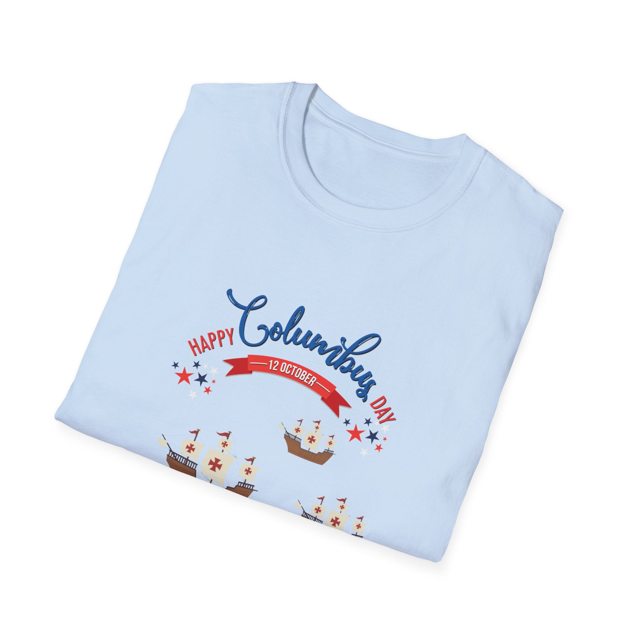 Happy Columbus Day Unisex Softstyle T-Shirt