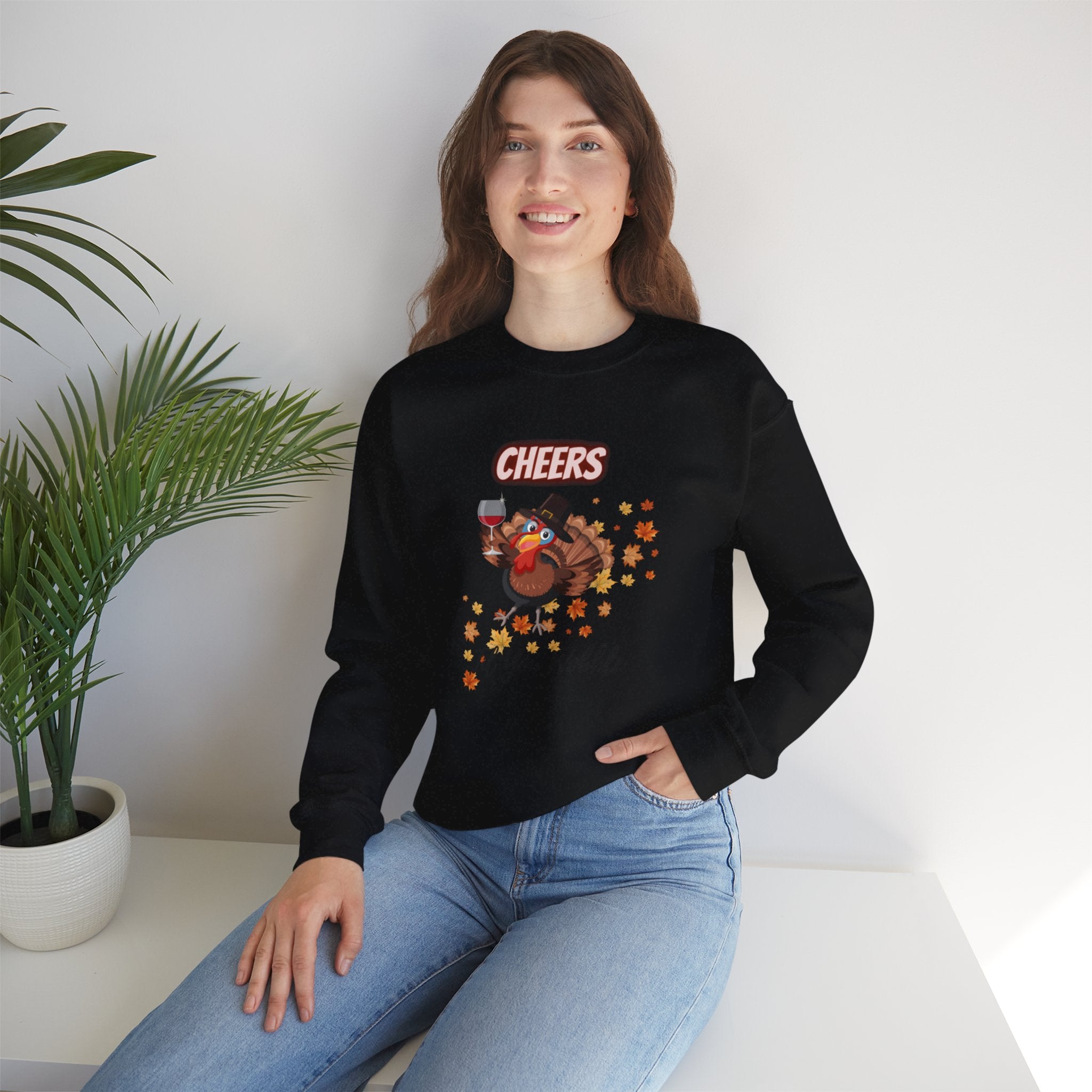 Cheers Til You Wobble Unisex Heavy Blend™ Crewneck Sweatshirt