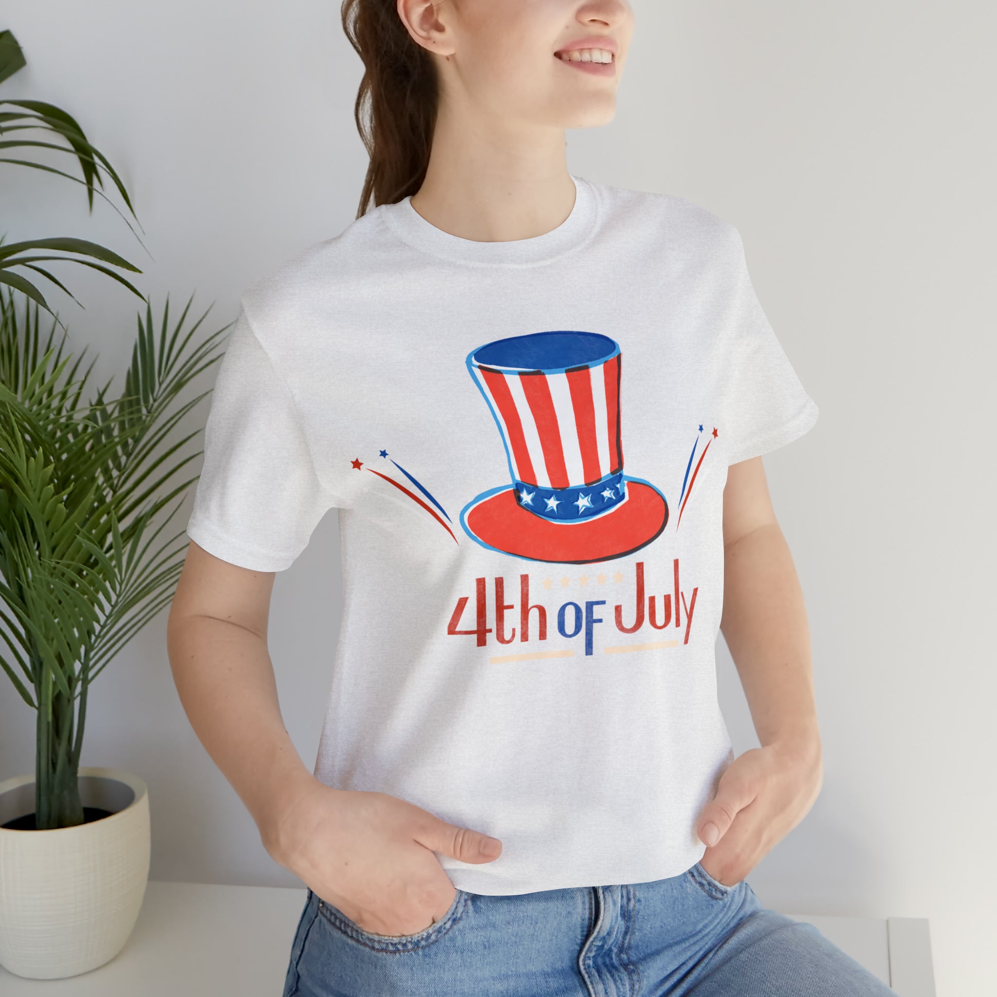 4th Of July Unisex Jersey Short Sleeve Tee