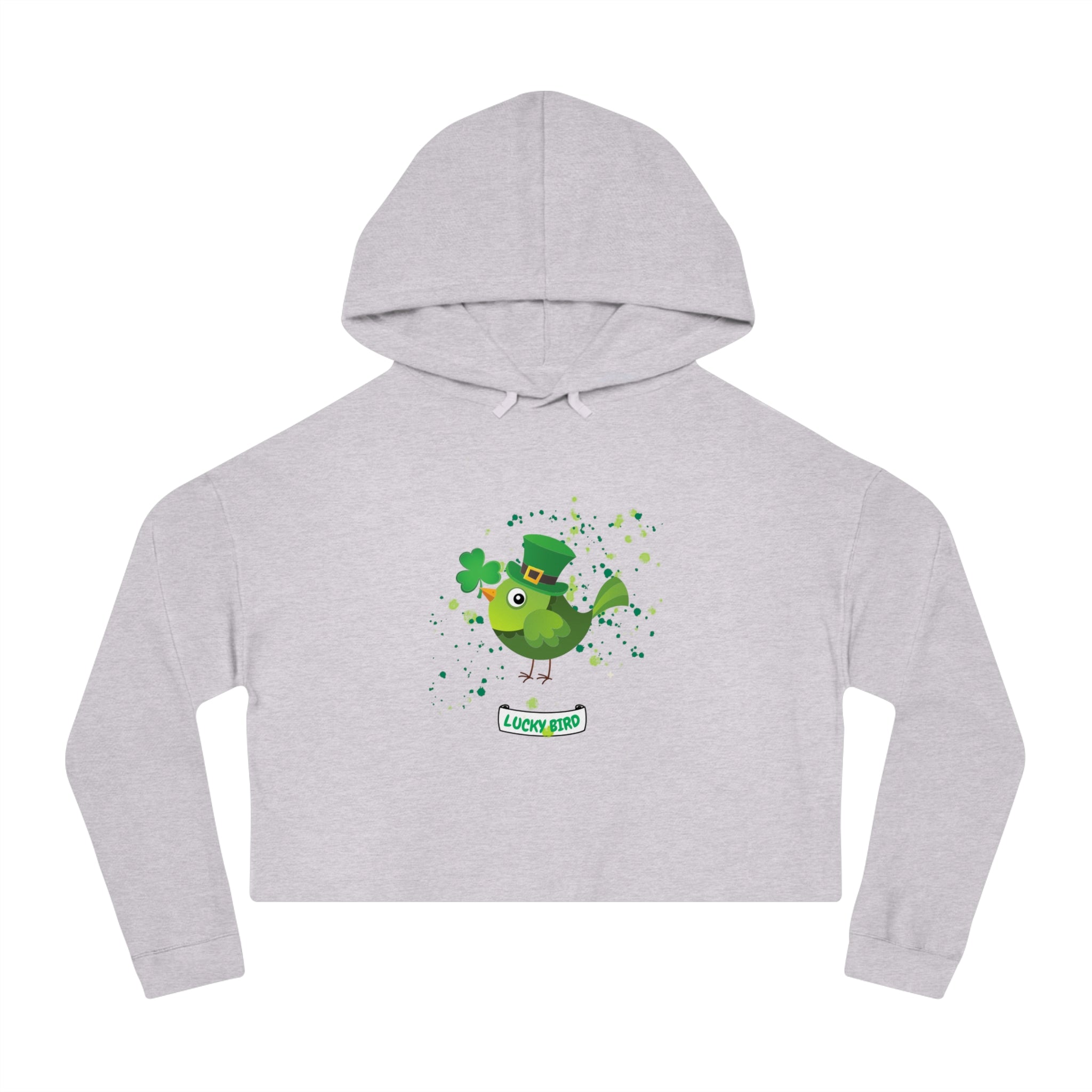 Lucky Bird Women’s Cropped Hooded Sweatshirt