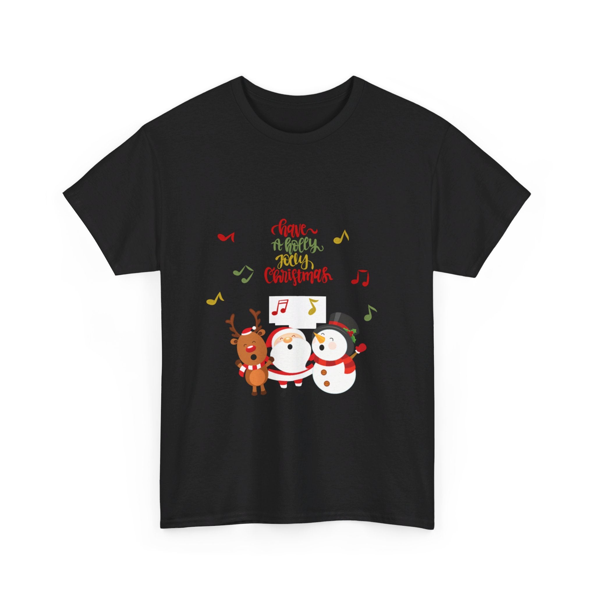 Have A Holly Jolly Christmas Unisex Heavy Cotton Tee