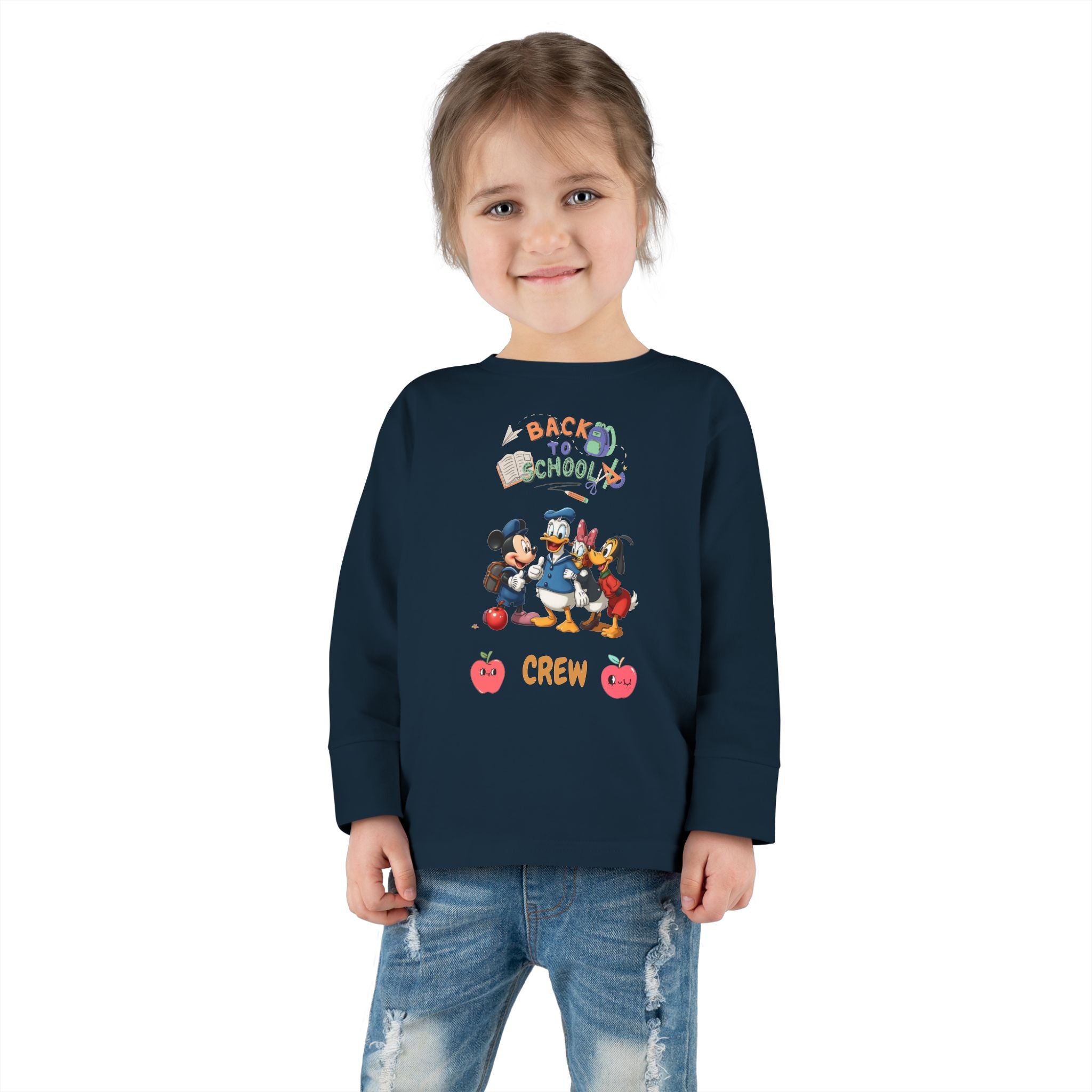 Back to School Crew Toddler Long Sleeve Tee