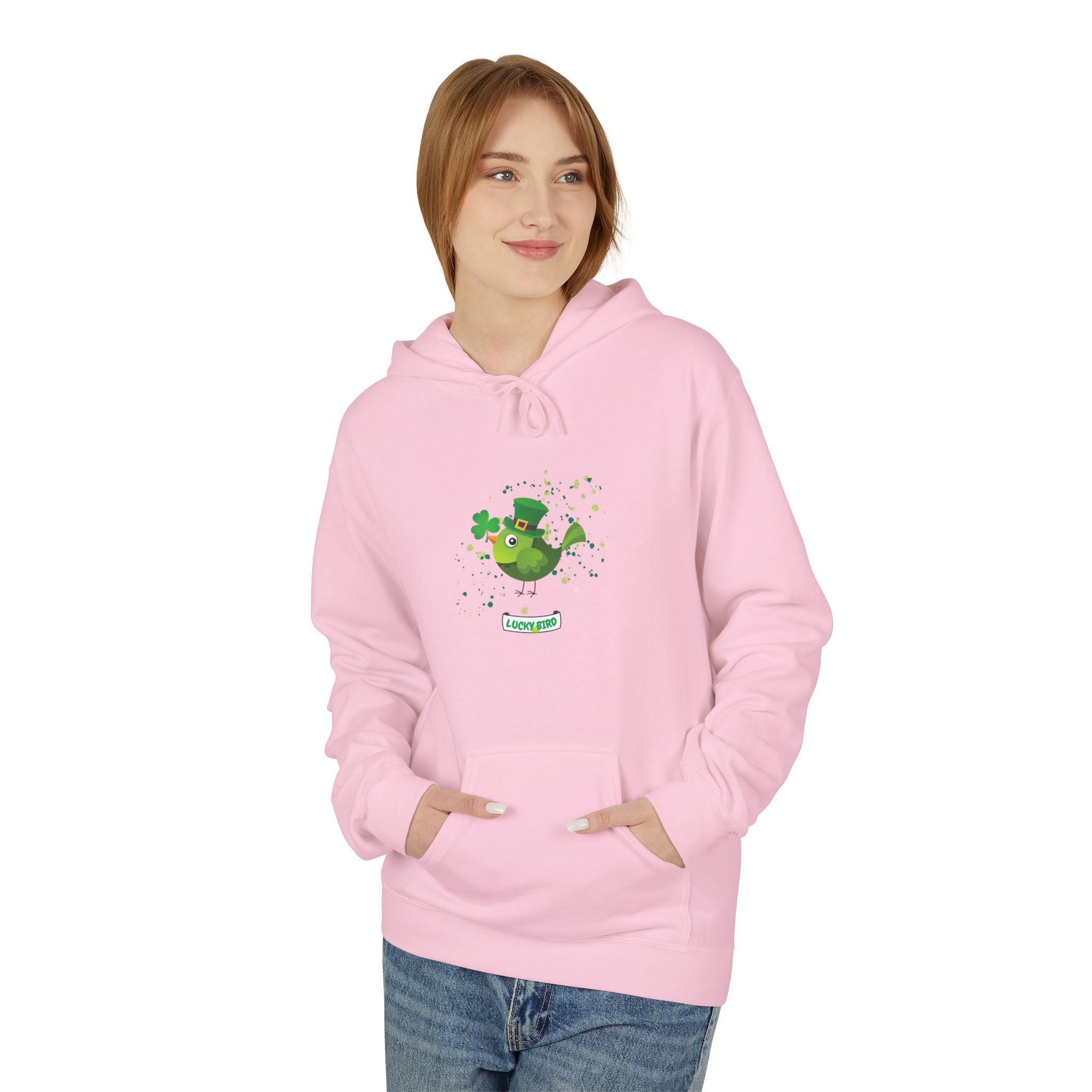 Lucky Bird Fleece Hoodie -