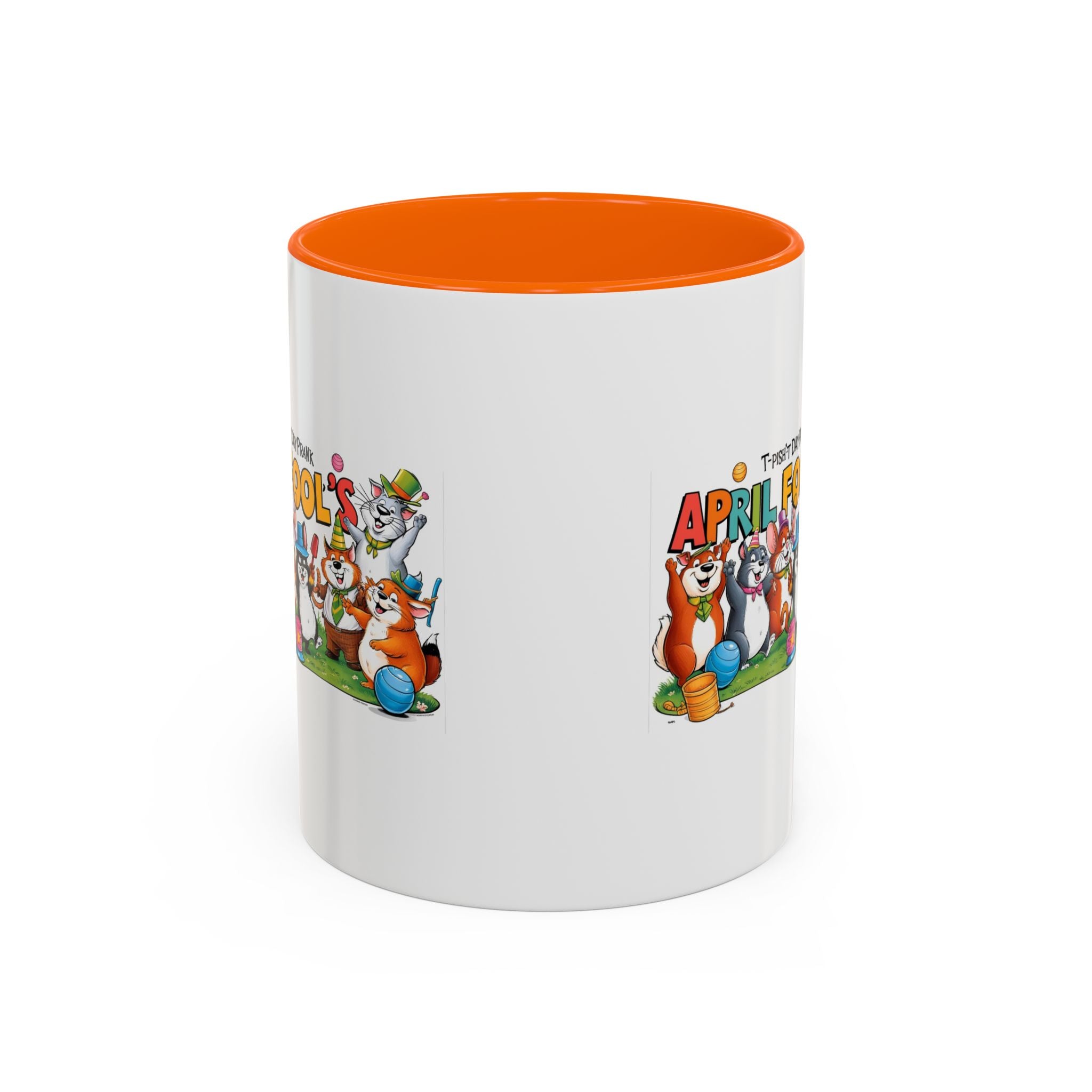 T-Pish'-T Day Prank Accent Coffee Mug