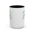 Kiss Me I'm Irish Cat  Accent Mug
