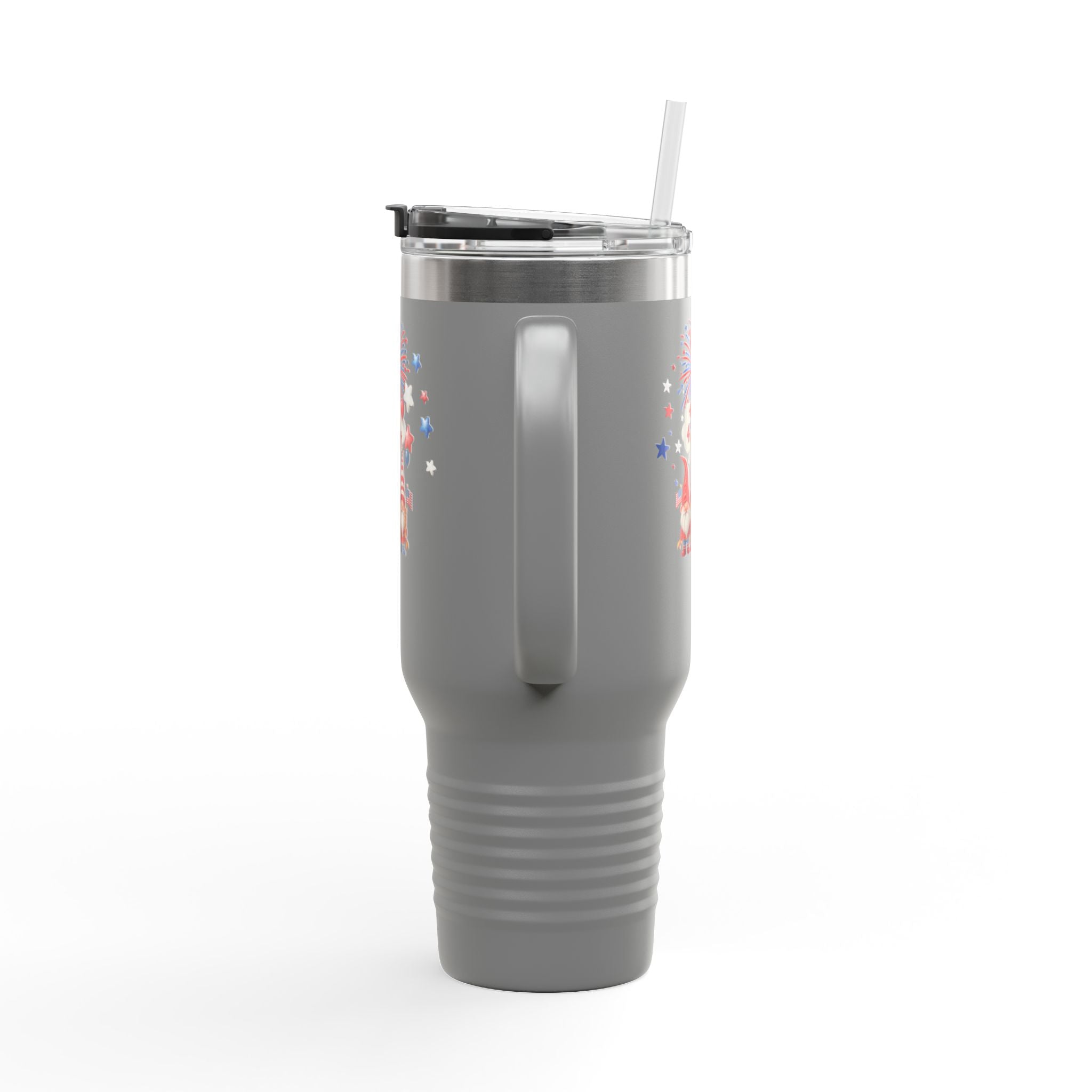 Gnome 4th of July Insulated Travel Mug - 40oz,