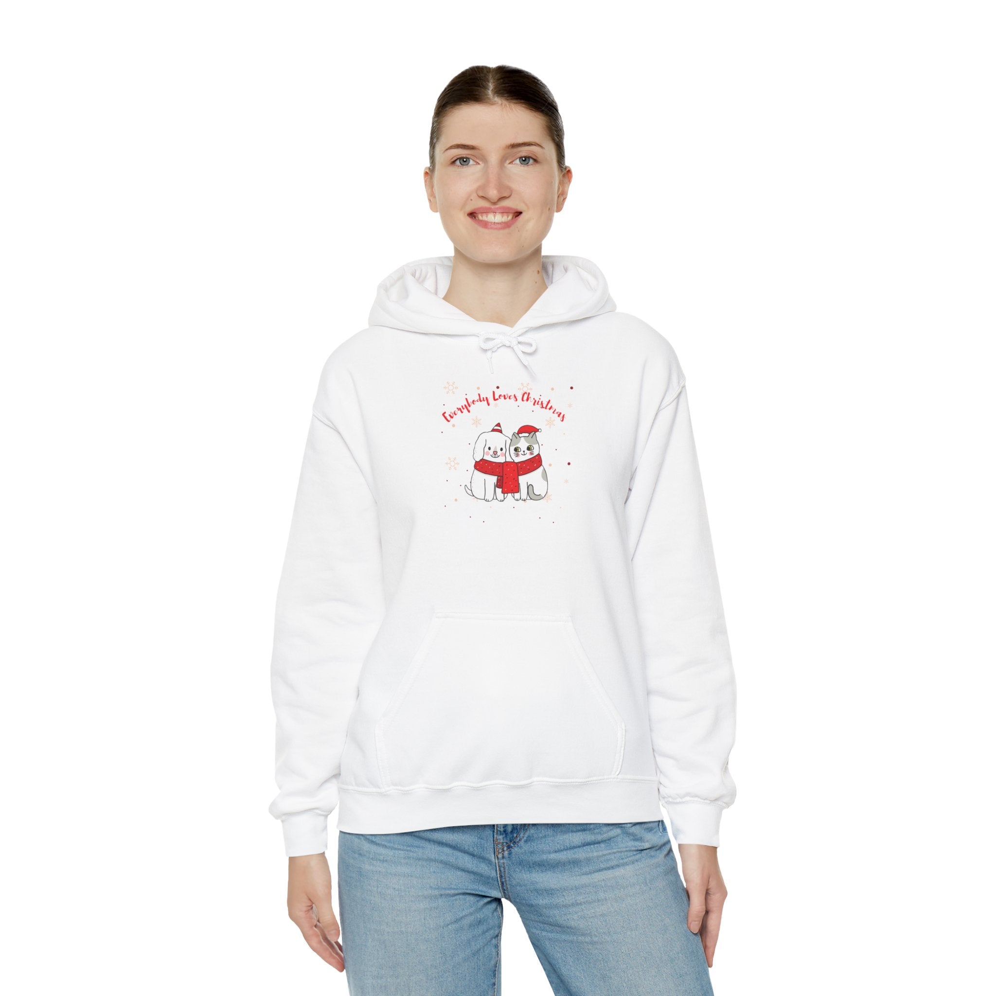 Everybody Loves Christmas Unisex Heavy Blend™ Hooded Sweatshirt