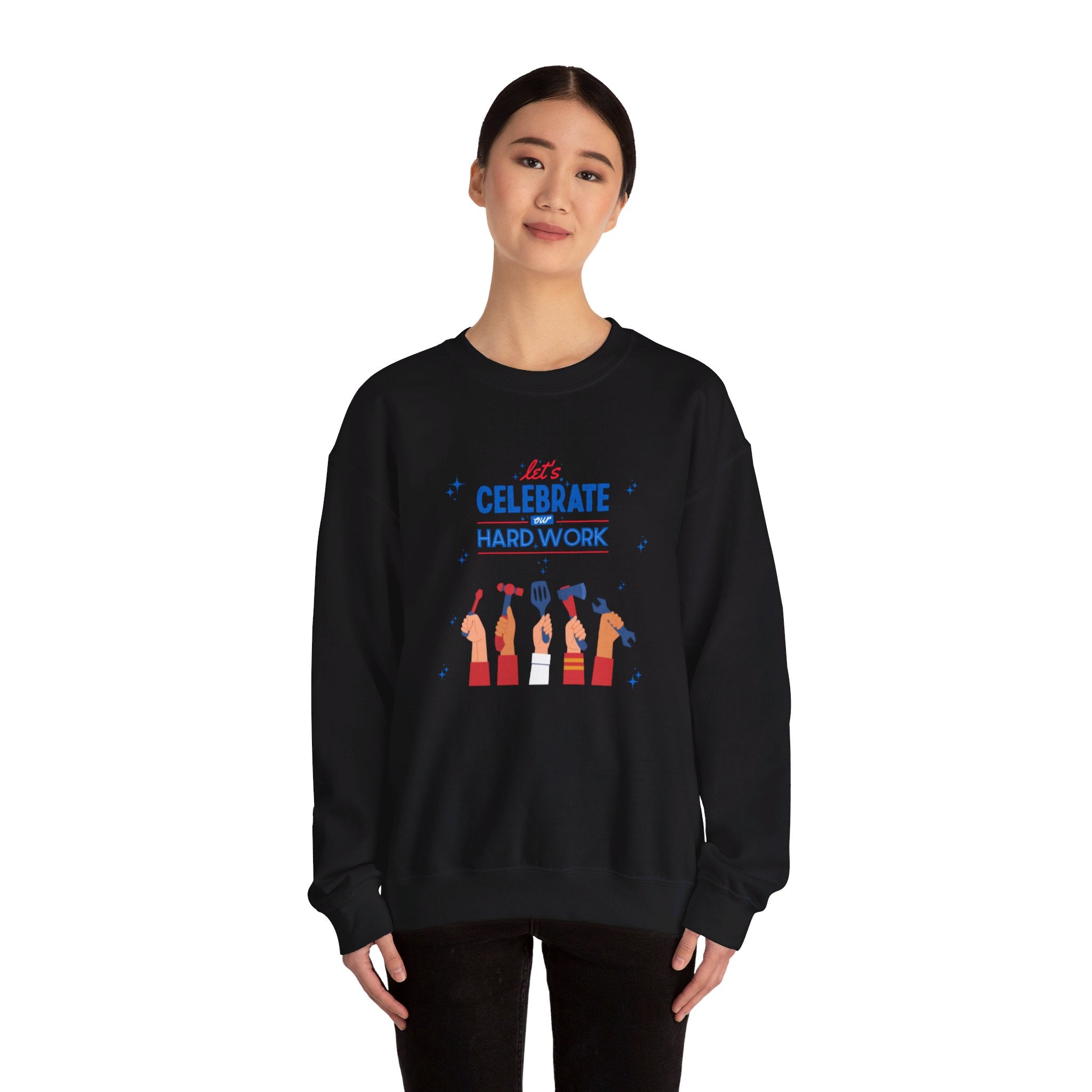 Let's Celebrate Our Hard Work Unisex Heavy Blend™ Crewneck Sweatshirt