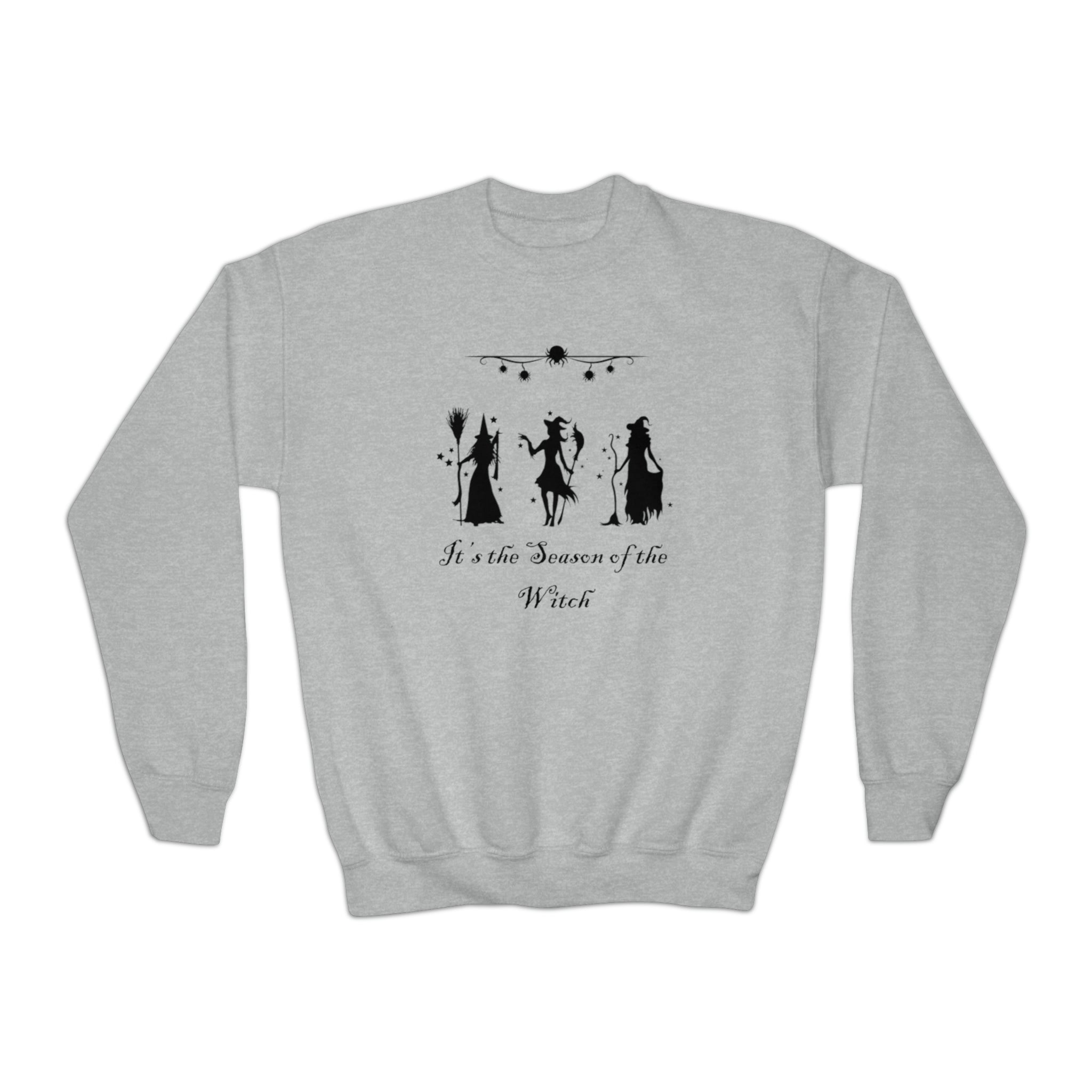 It's The Season of the Witch Youth Crewneck Sweatshirt
