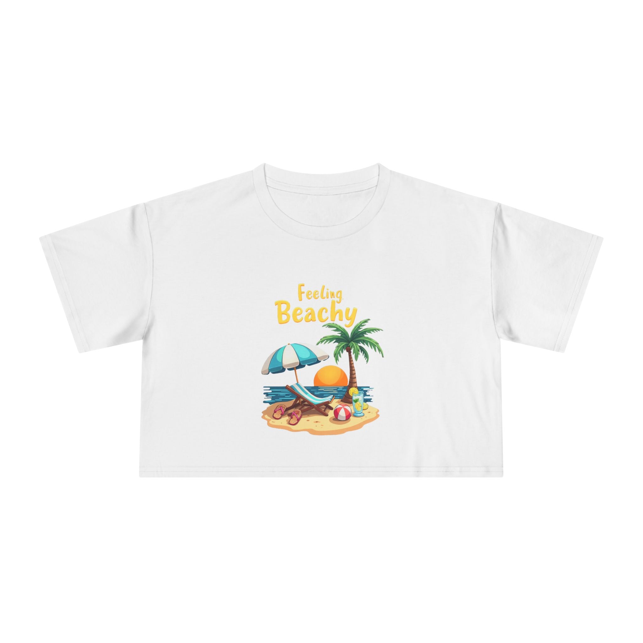 Feeling  Beachy Women's Crop Tee