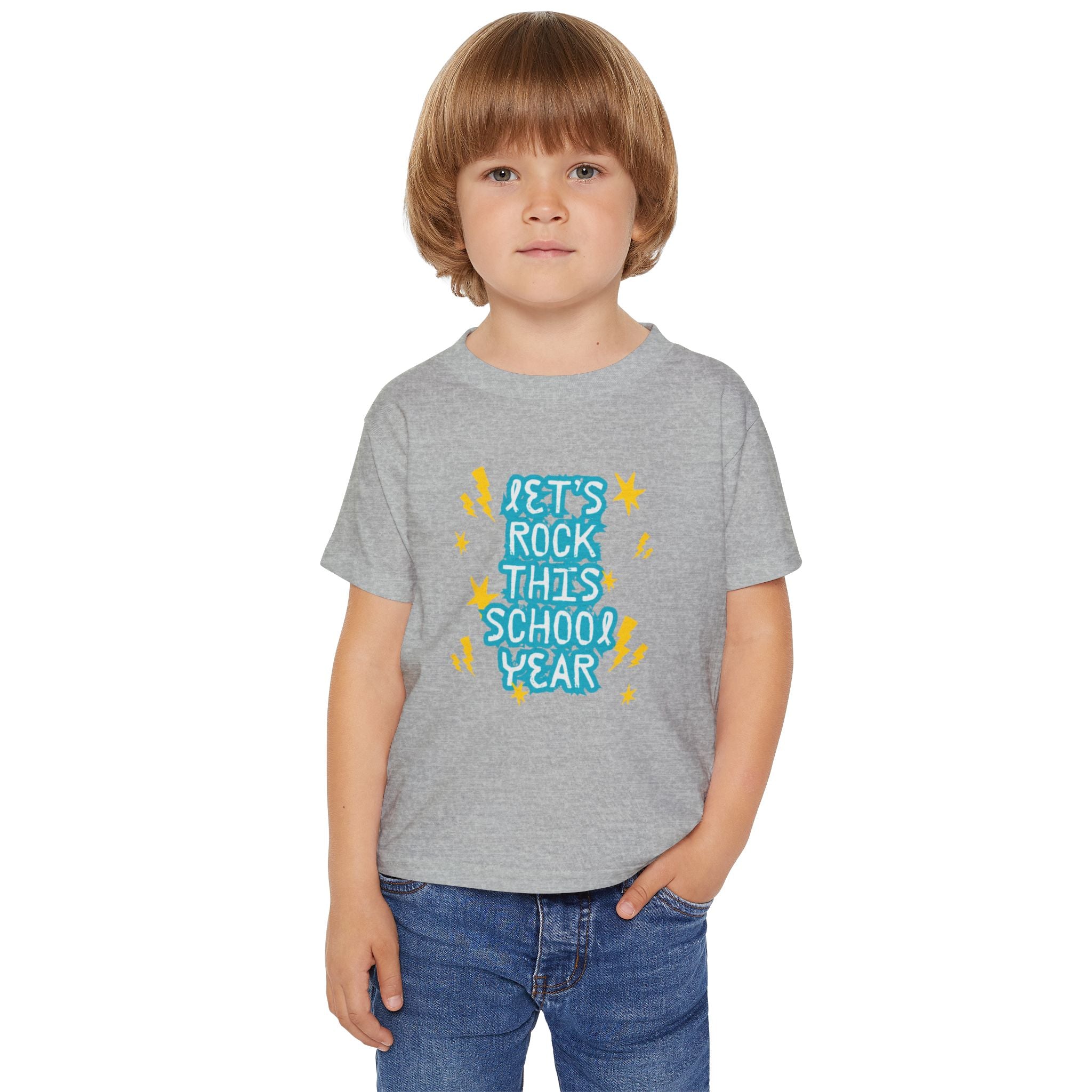 Let's Rock This School Year Heavy Cotton™ Toddler T-shirt