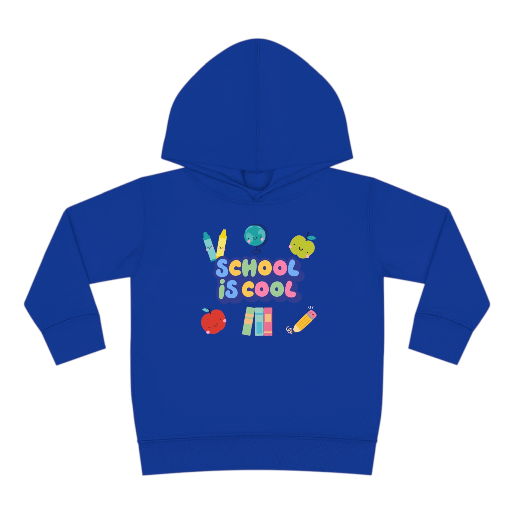 School Is Cool Toddler Pullover Fleece Hoodie