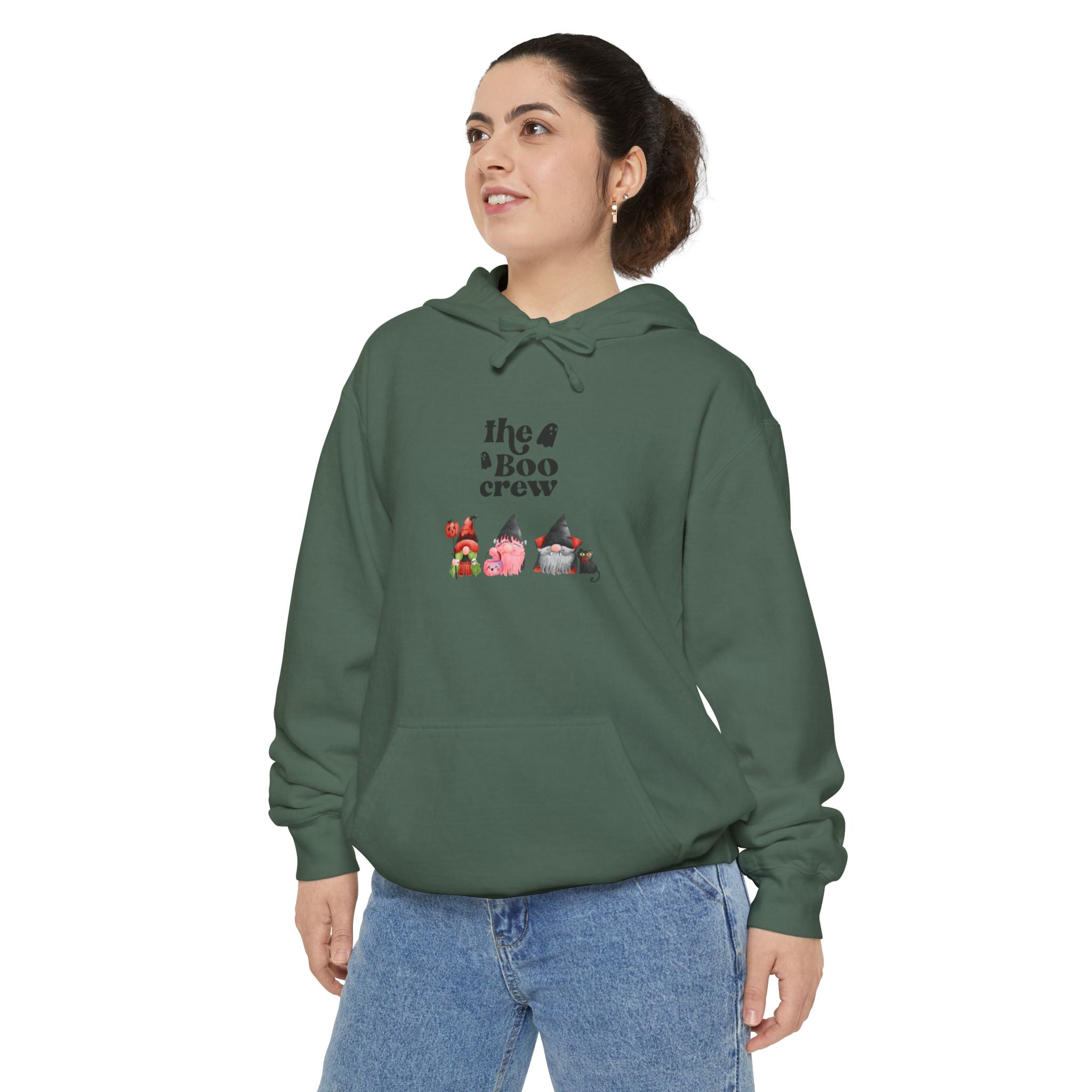The Boo Crew Unisex Garment-Dyed Hoodie