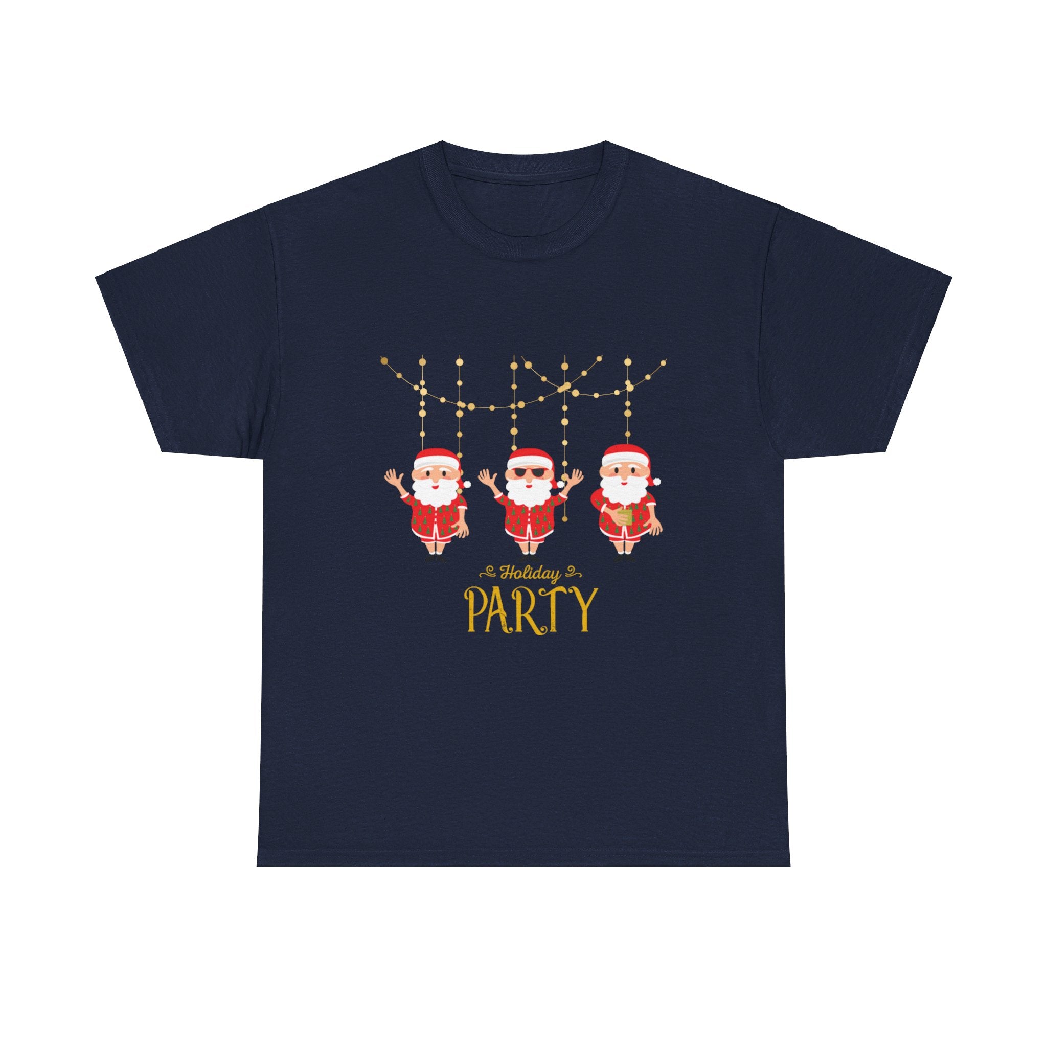 Santa's Holiday Party Unisex Heavy Cotton Tee