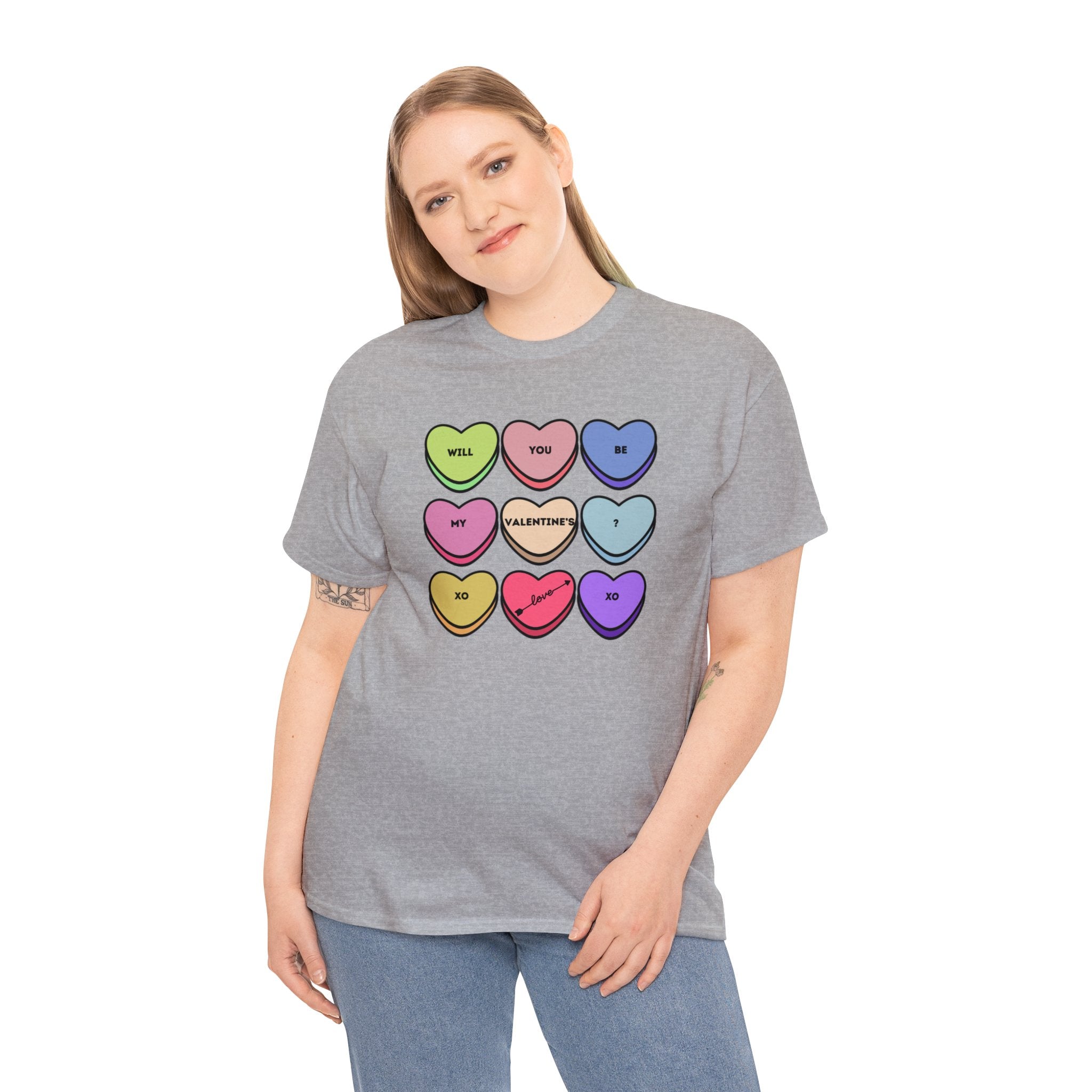 Will You Be My Valentine? Unisex Heavy Cotton Tee