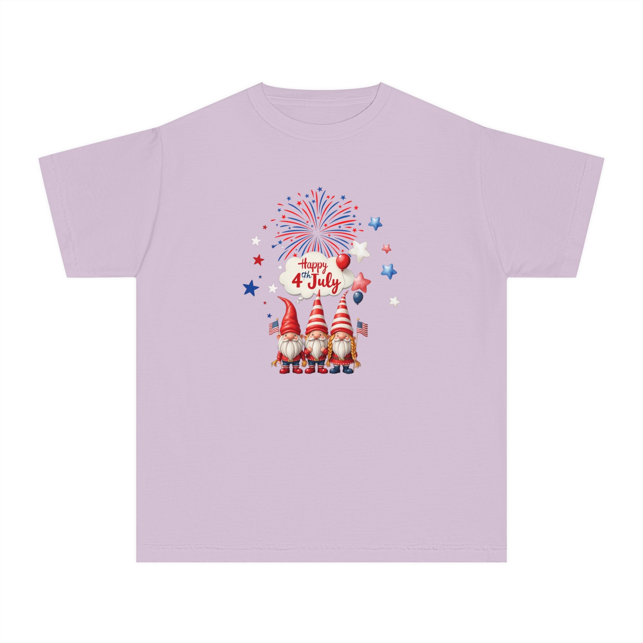 Gnome 4th of July Youth Midweight Tee
