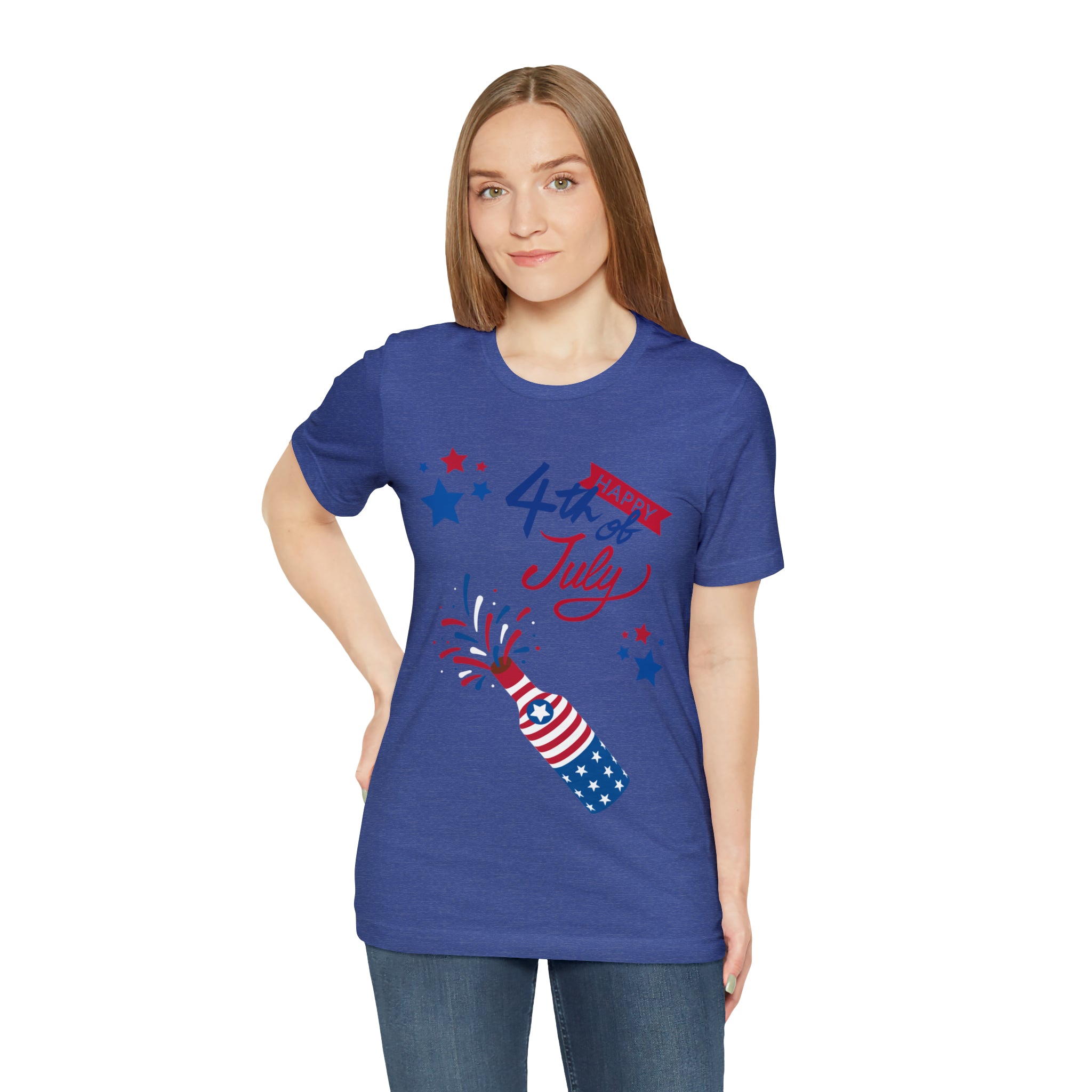 Happy 4th Of July Celebration Unisex Jersey Short Sleeve Tee