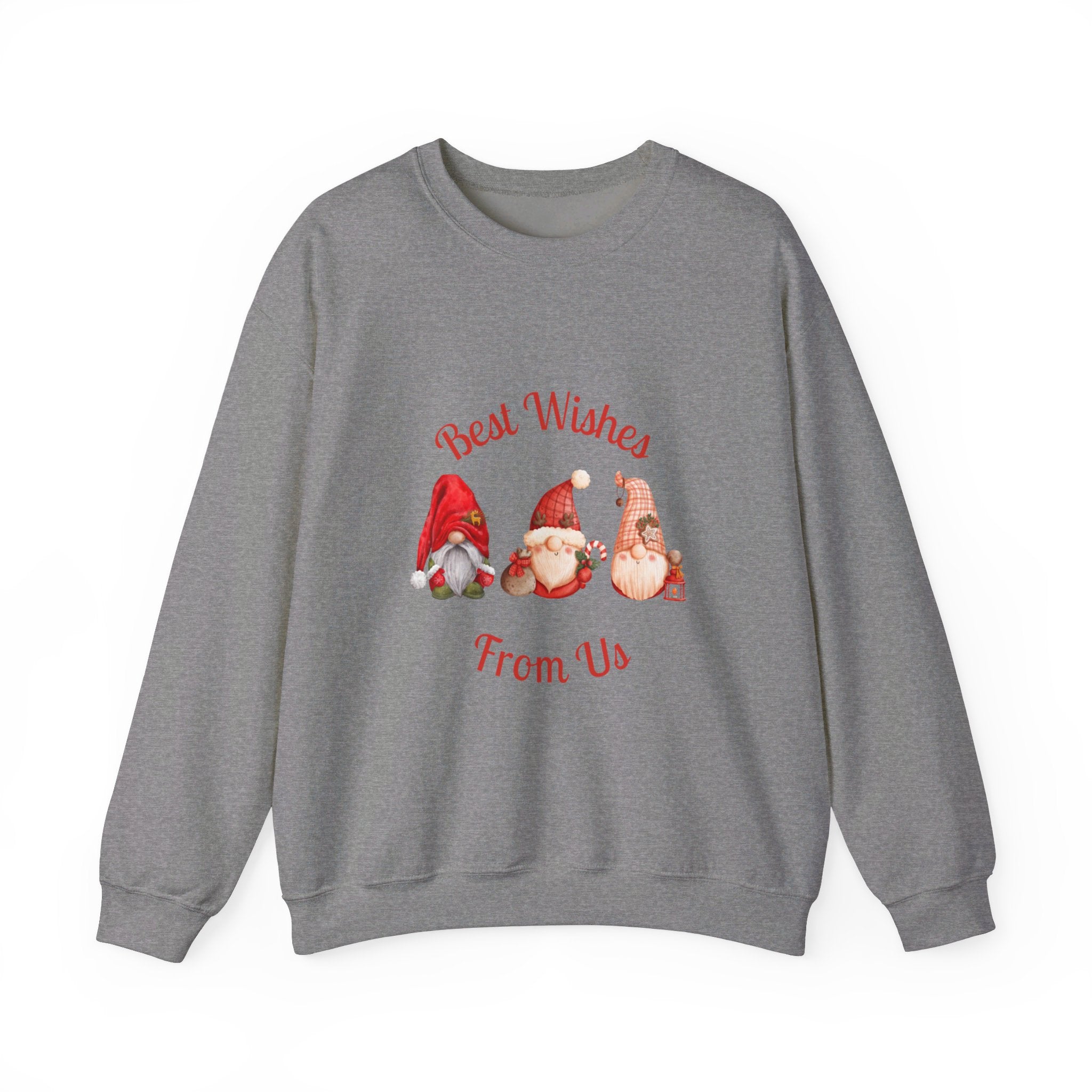 Gnome Best Wishes Unisex Heavy Blend™ Crewneck Sweatshirt