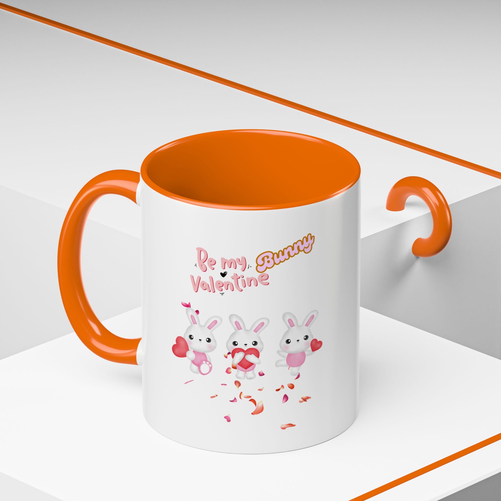 My Bunny Valentine Accent Coffee Mug (11, 15oz)
