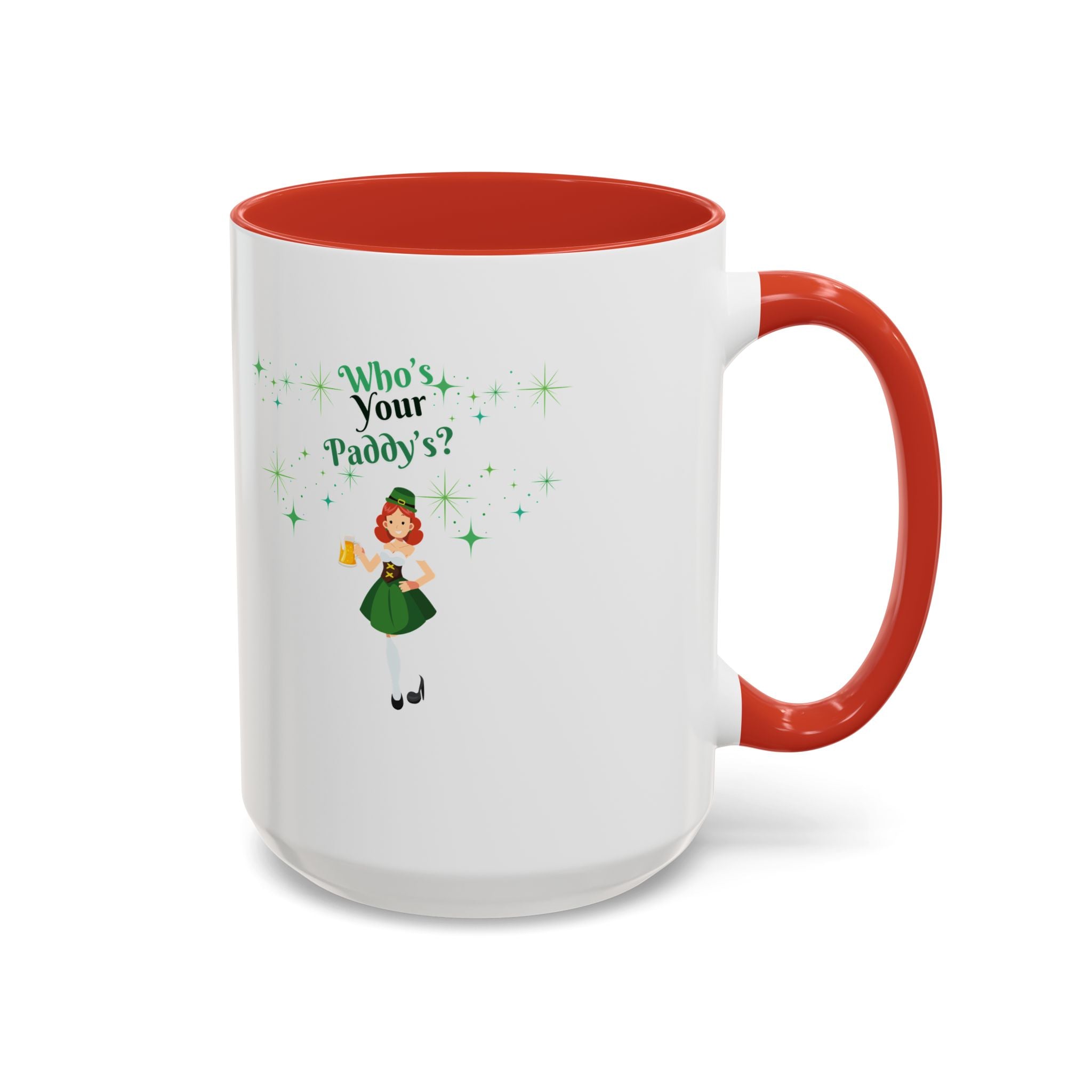 Who's Your Paddy's? Accent Coffee Mug