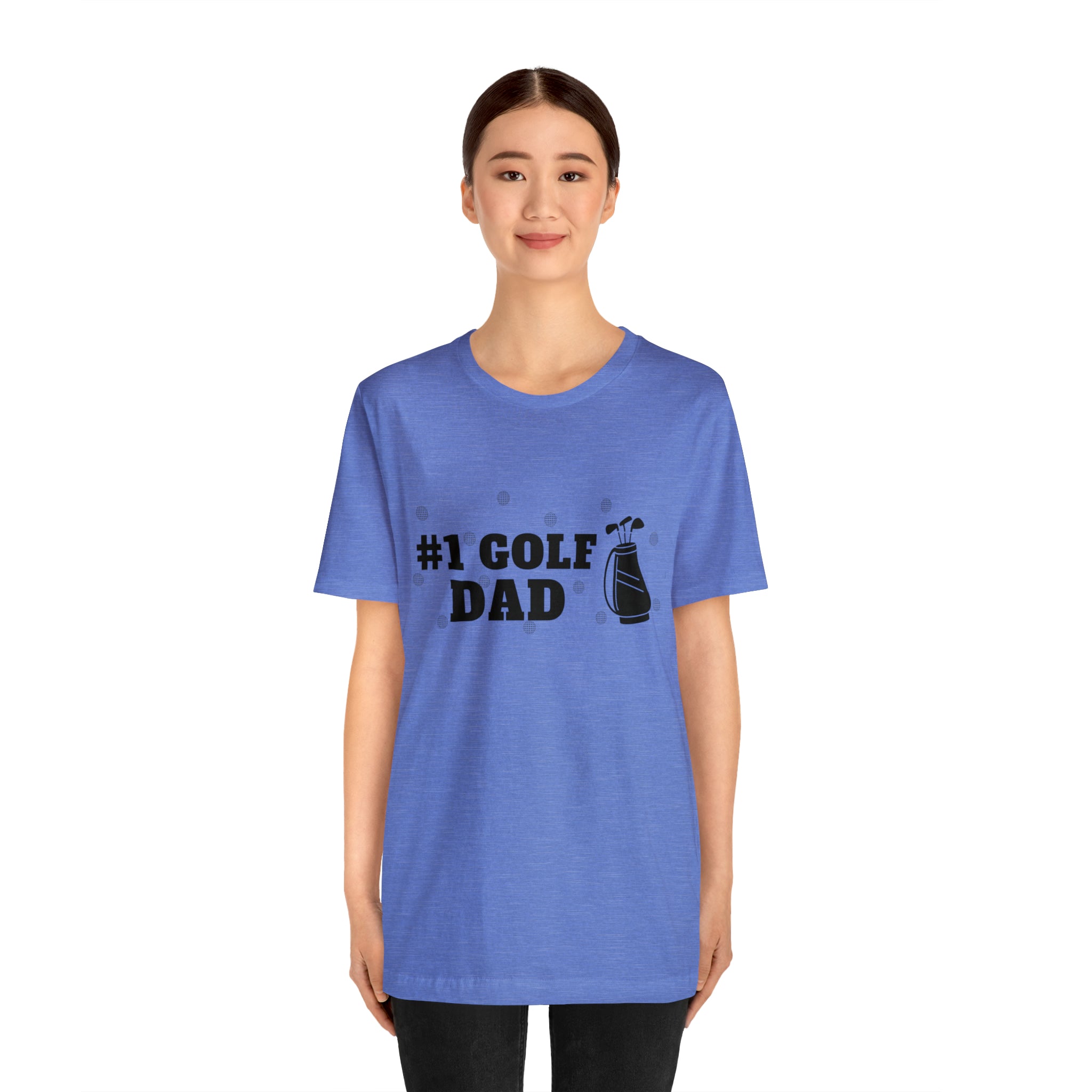 Happy Father's Day Golf Unisex Jersey Short Sleeve Tee