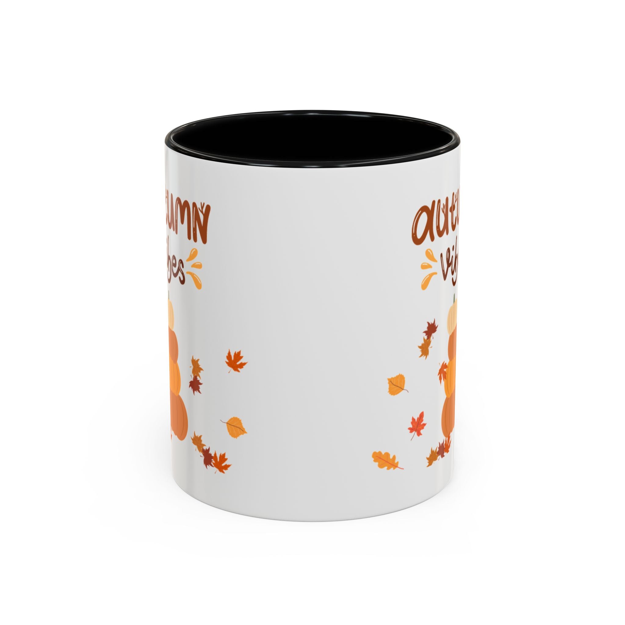 Autumn Vibes Accent Coffee Mug (11, 15oz)