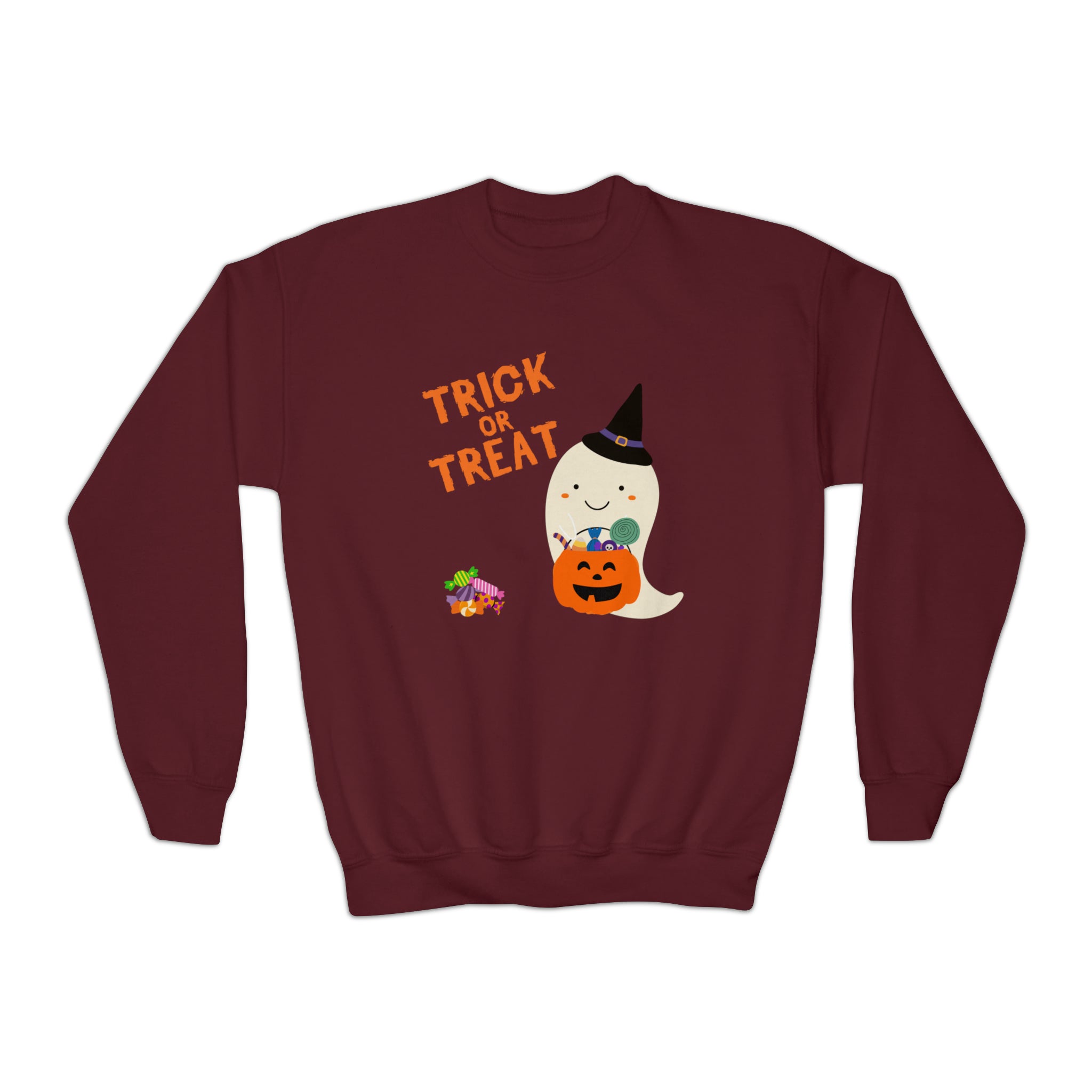Trick or Treat Youth Crewneck Sweatshirt