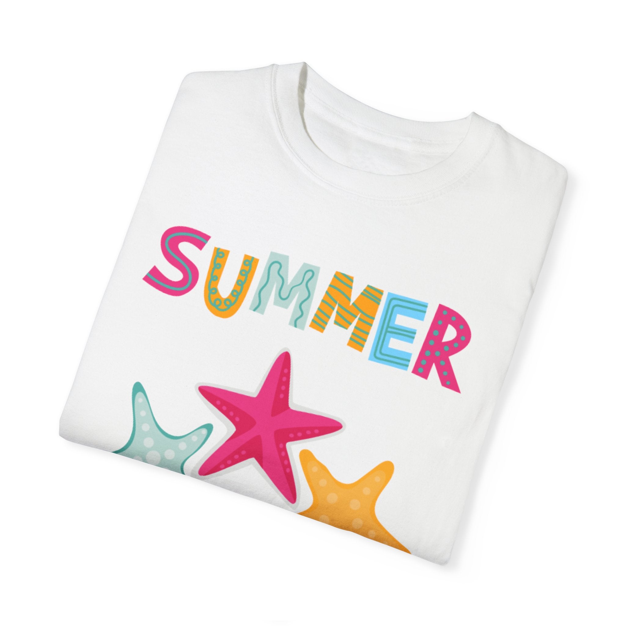 Summer Starfish Unisex Garment-Dyed T-shirt