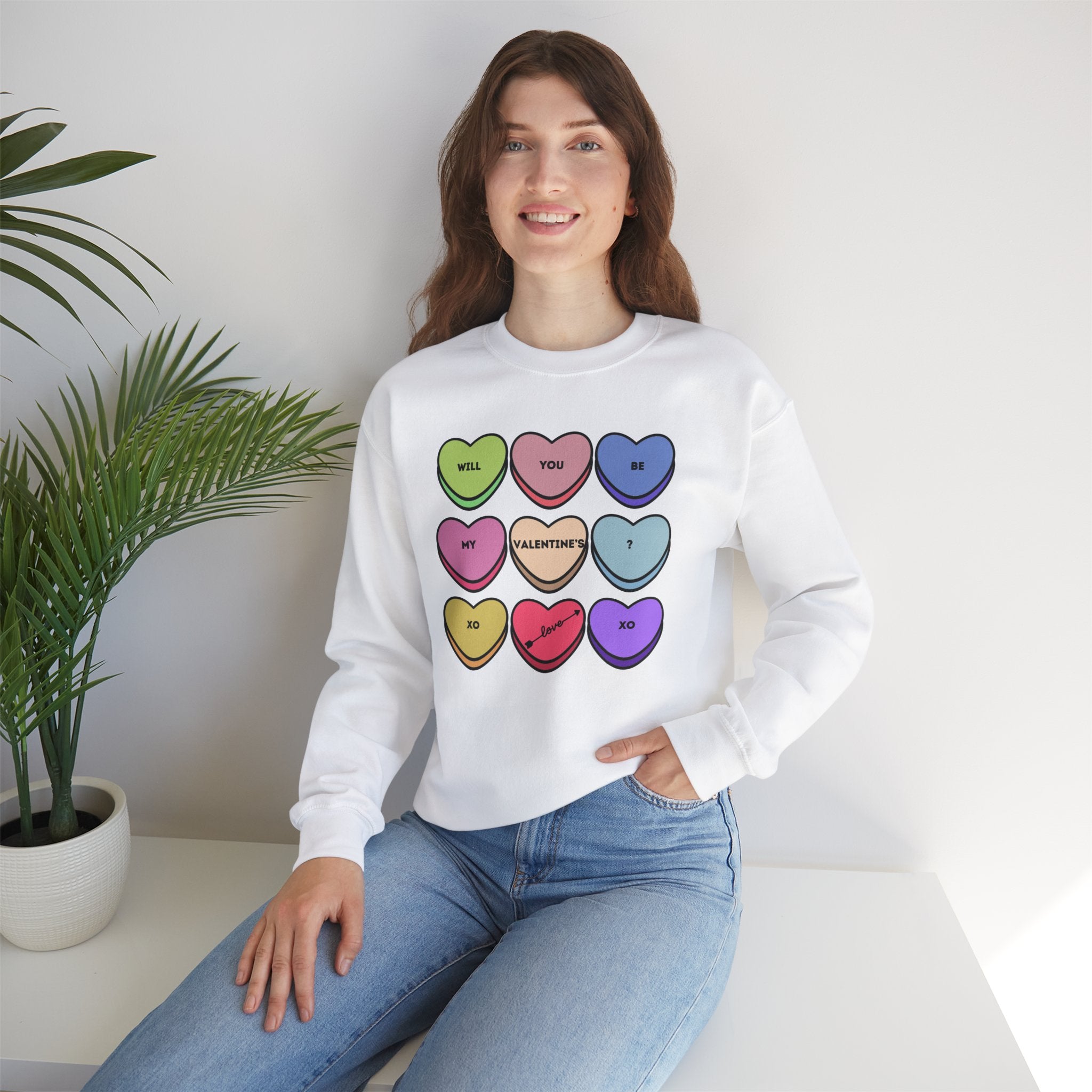 Will You Be My Valentine? Unisex Heavy Blend™ Crewneck Sweatshirt