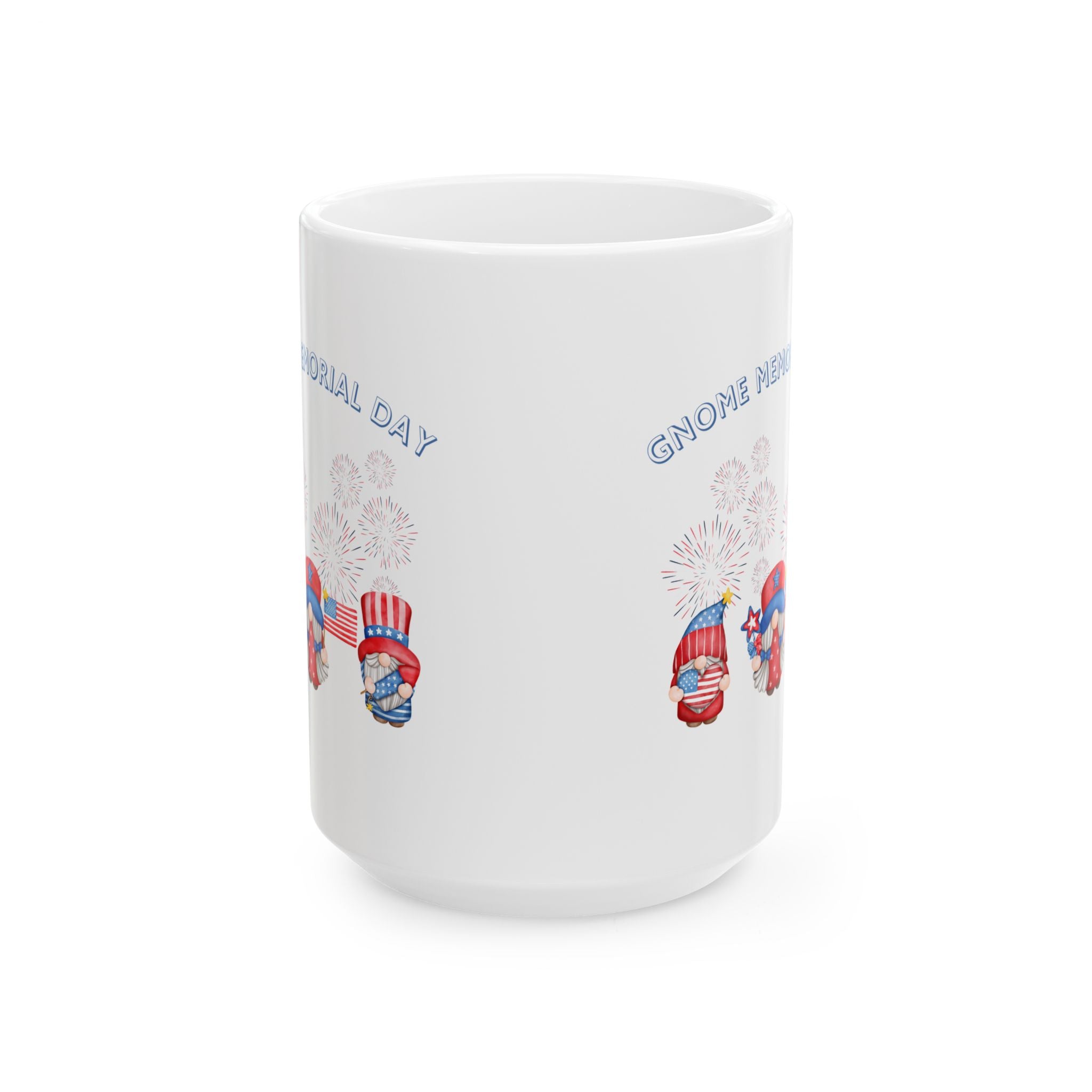 Gnome  Memorial Day Ceramic Mug 11oz & 15oz