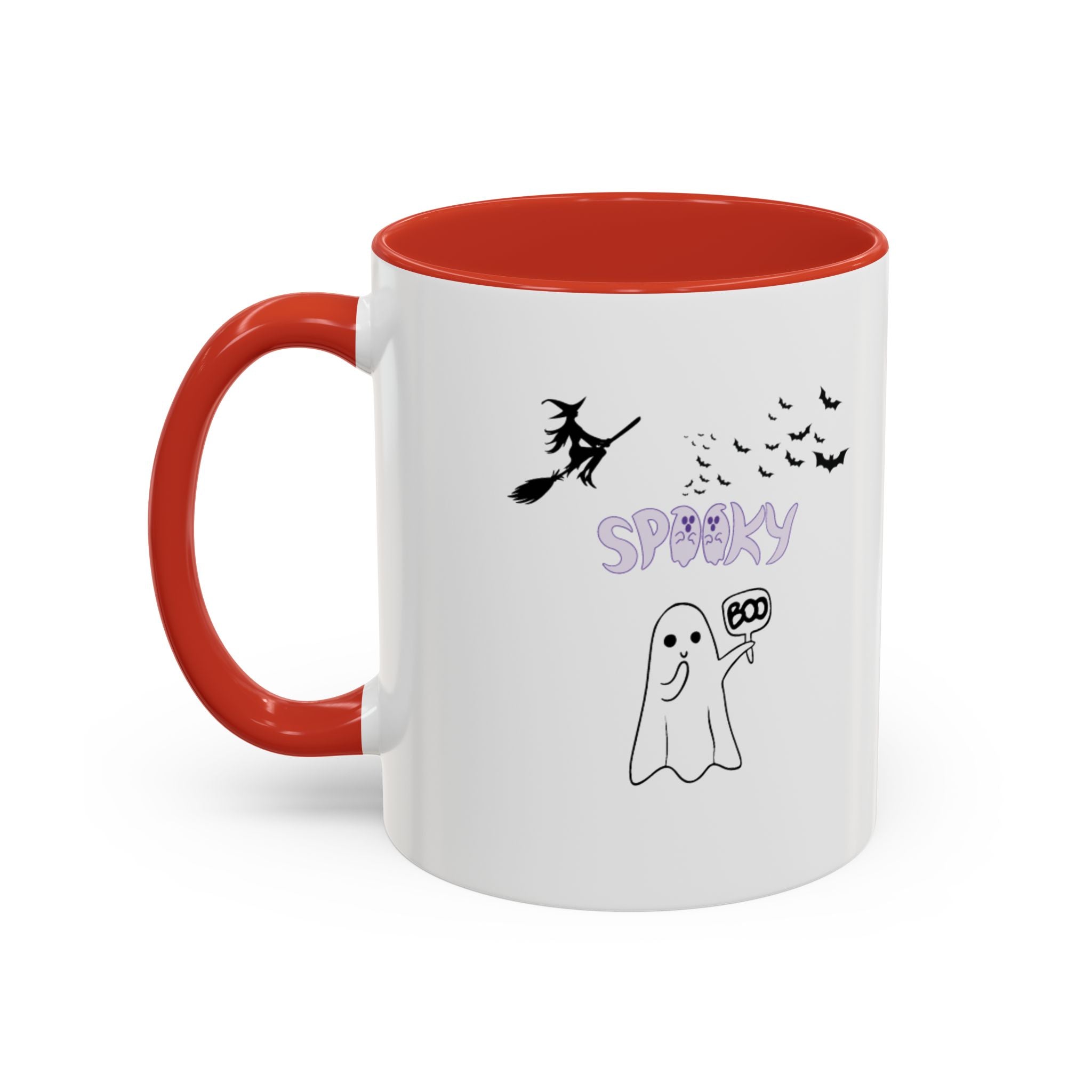 Spooky Boo Accent Coffee Mug (11, 15oz)