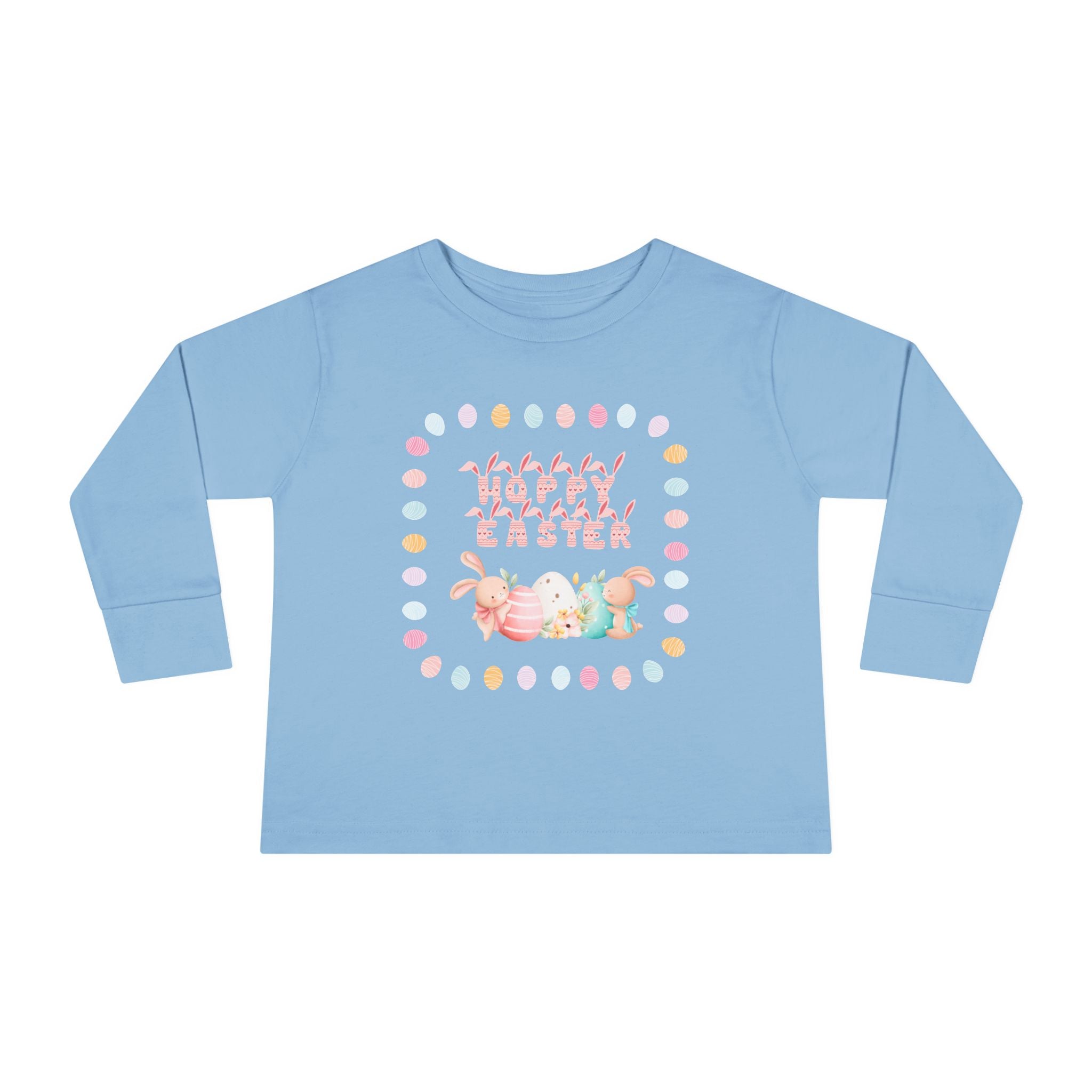 Hoppy Easter Toddler Long Sleeve Tee