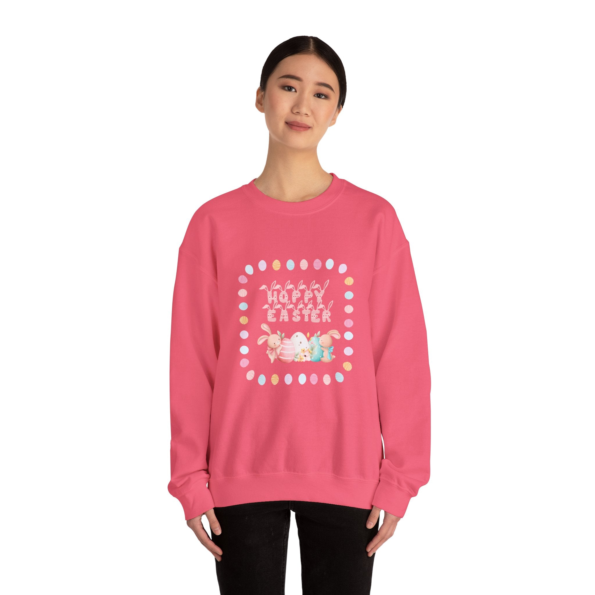 Hoppy Easter Crewneck Sweatshirt  Unisex Heavy Blend