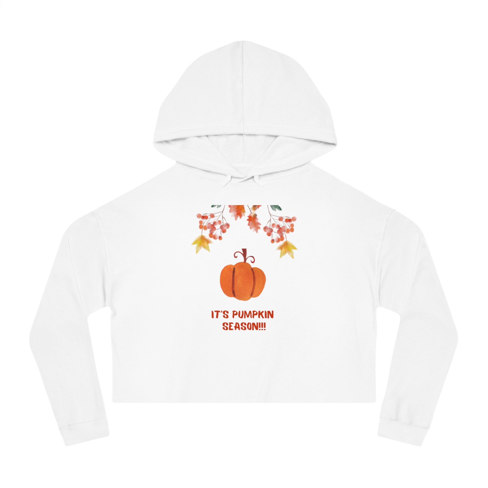 Pumpkin Season Women’s Cropped Hooded Sweatshirt