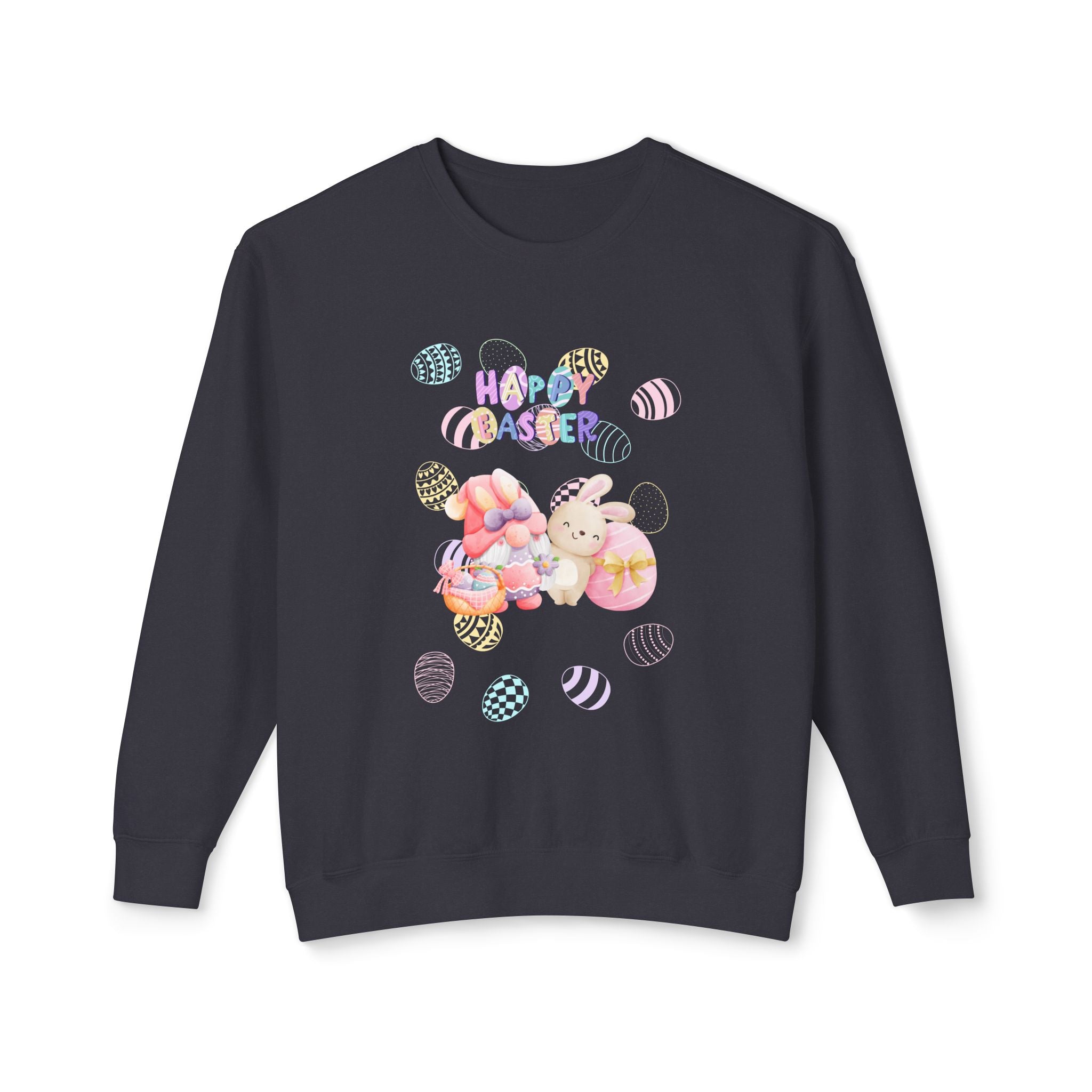 Easter Gnome Unisex Lightweight Crewneck Sweatshirt