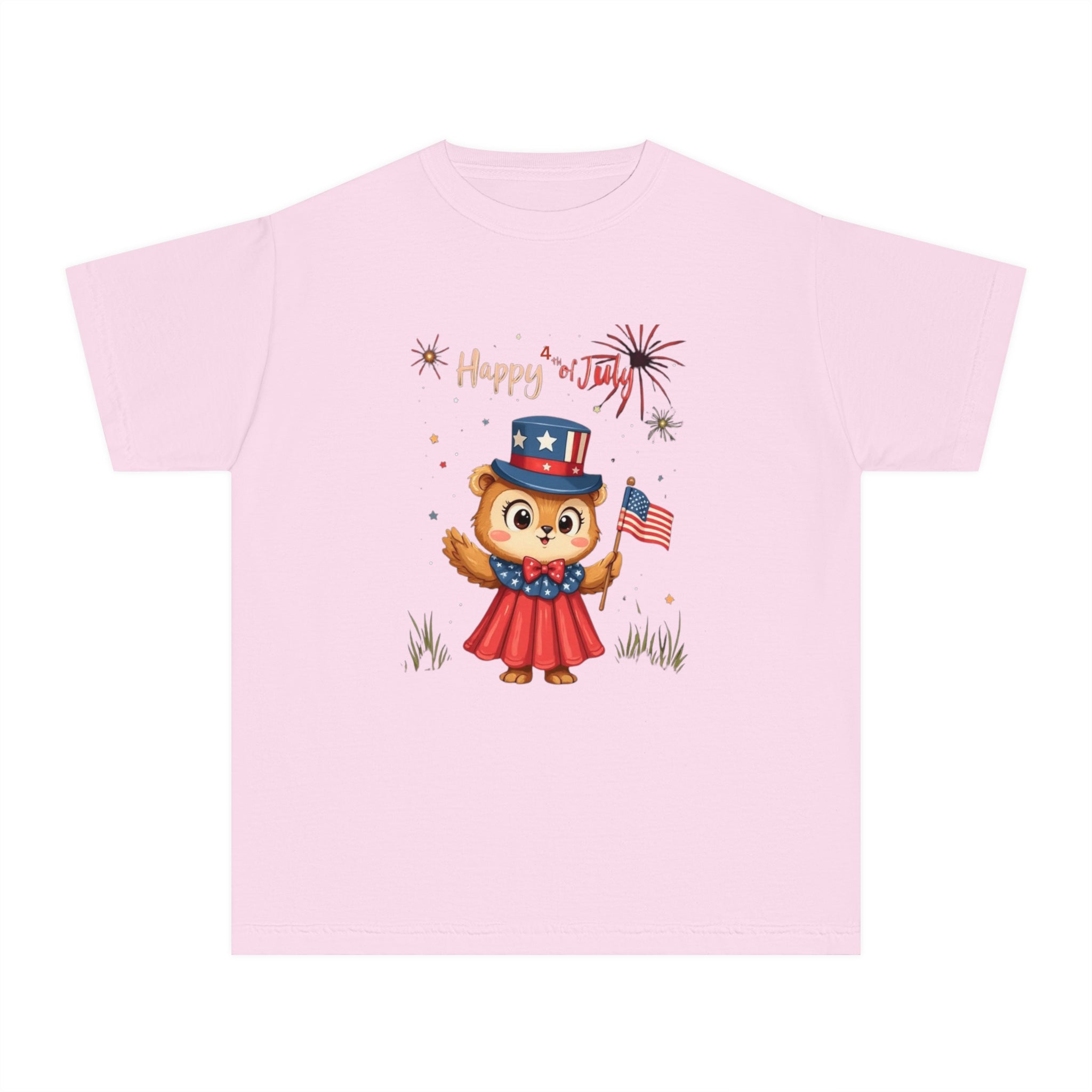Happy Independence Day Youth Midweight Tee