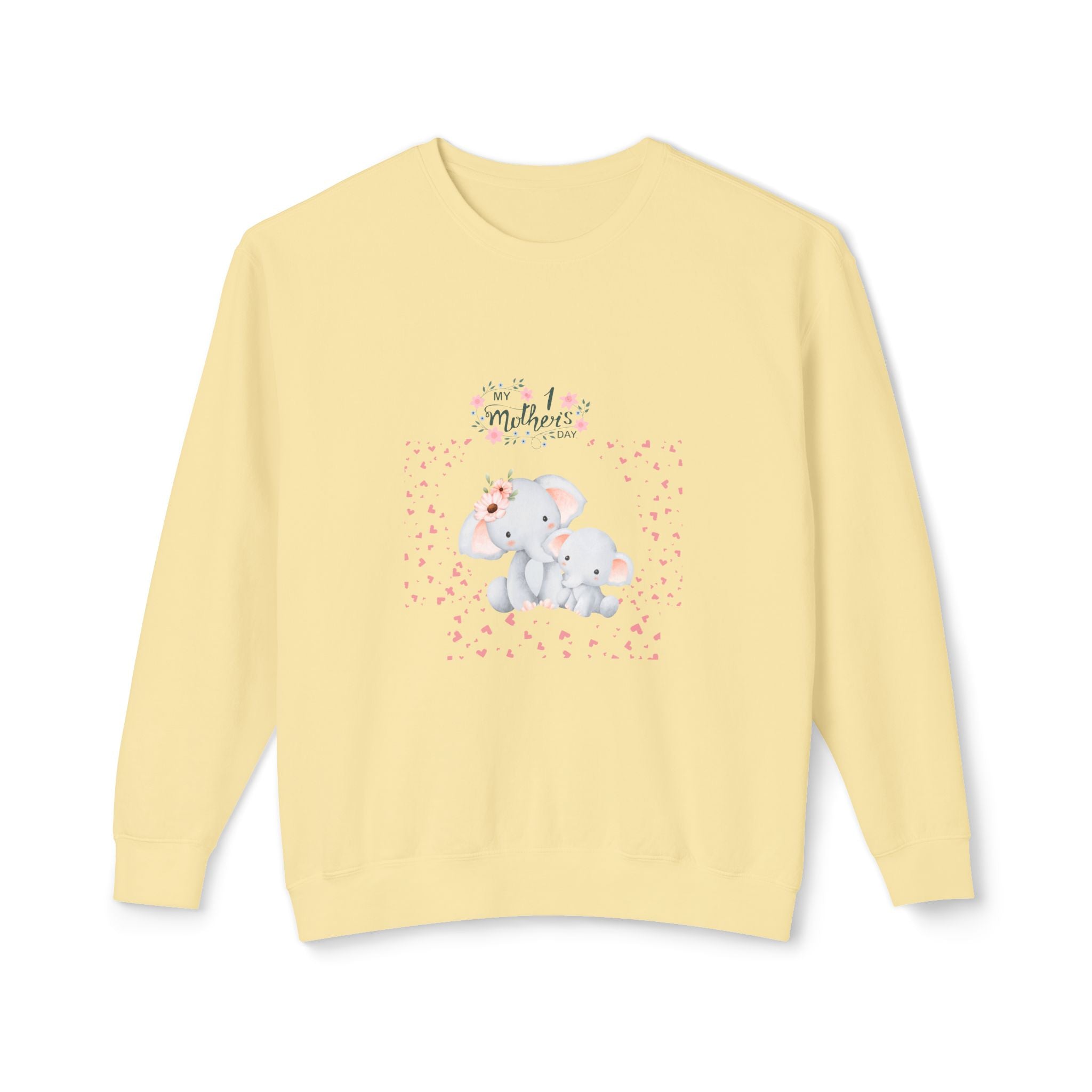 My 1st Mother's Day Unisex Lightweight Crewneck