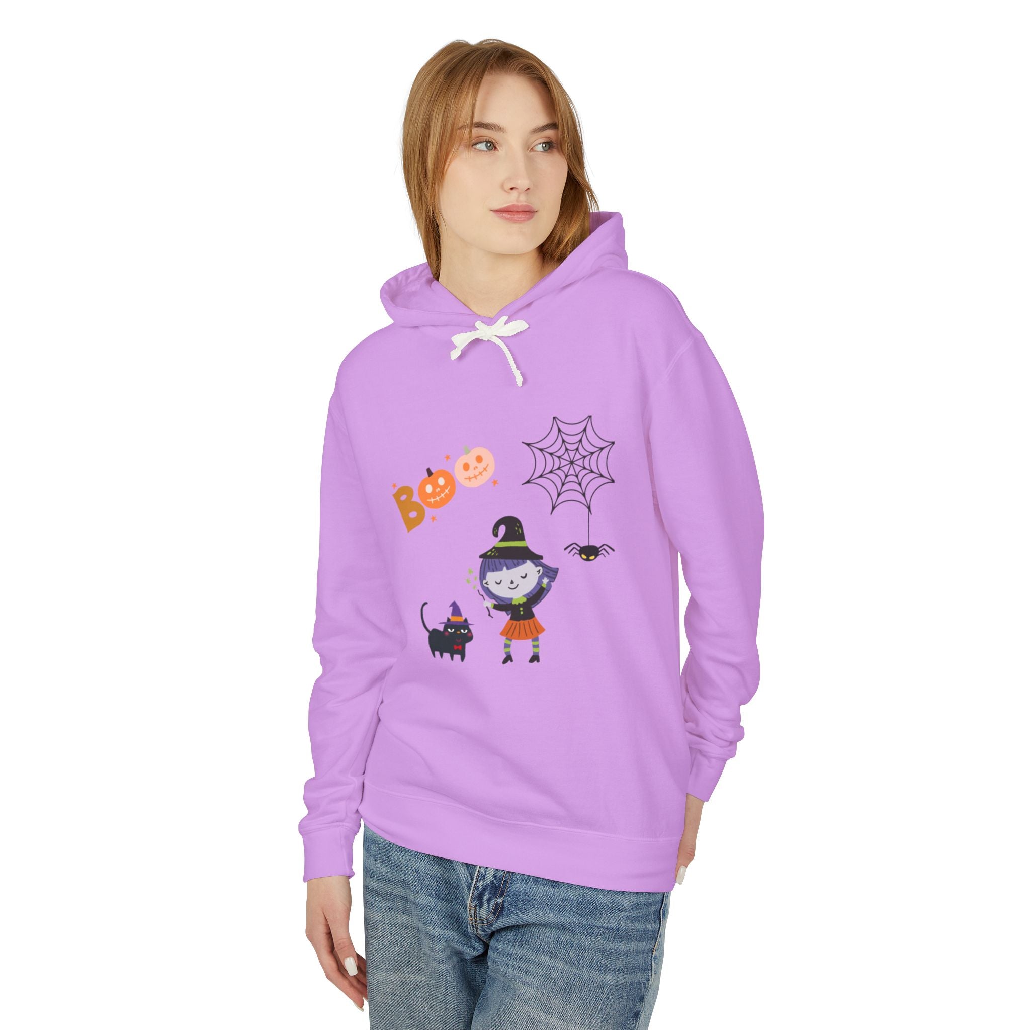 Boo Party Unisex Lightweight Hooded Sweatshirt