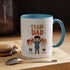 Team Dad Accent Coffee Mug