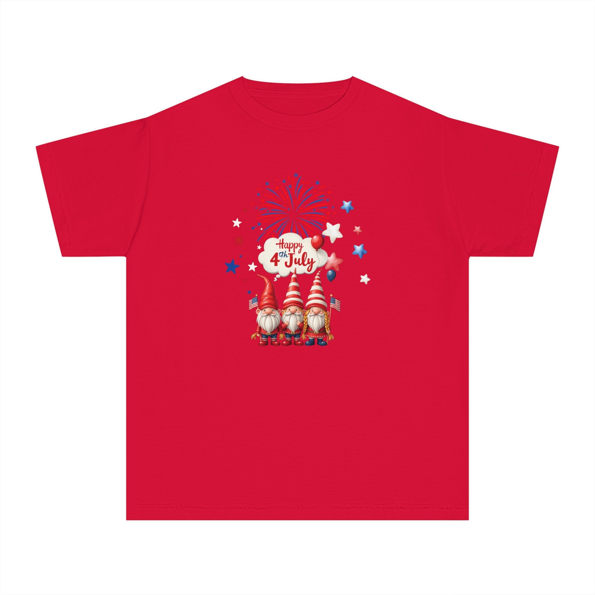 Gnome 4th of July Youth Midweight Tee