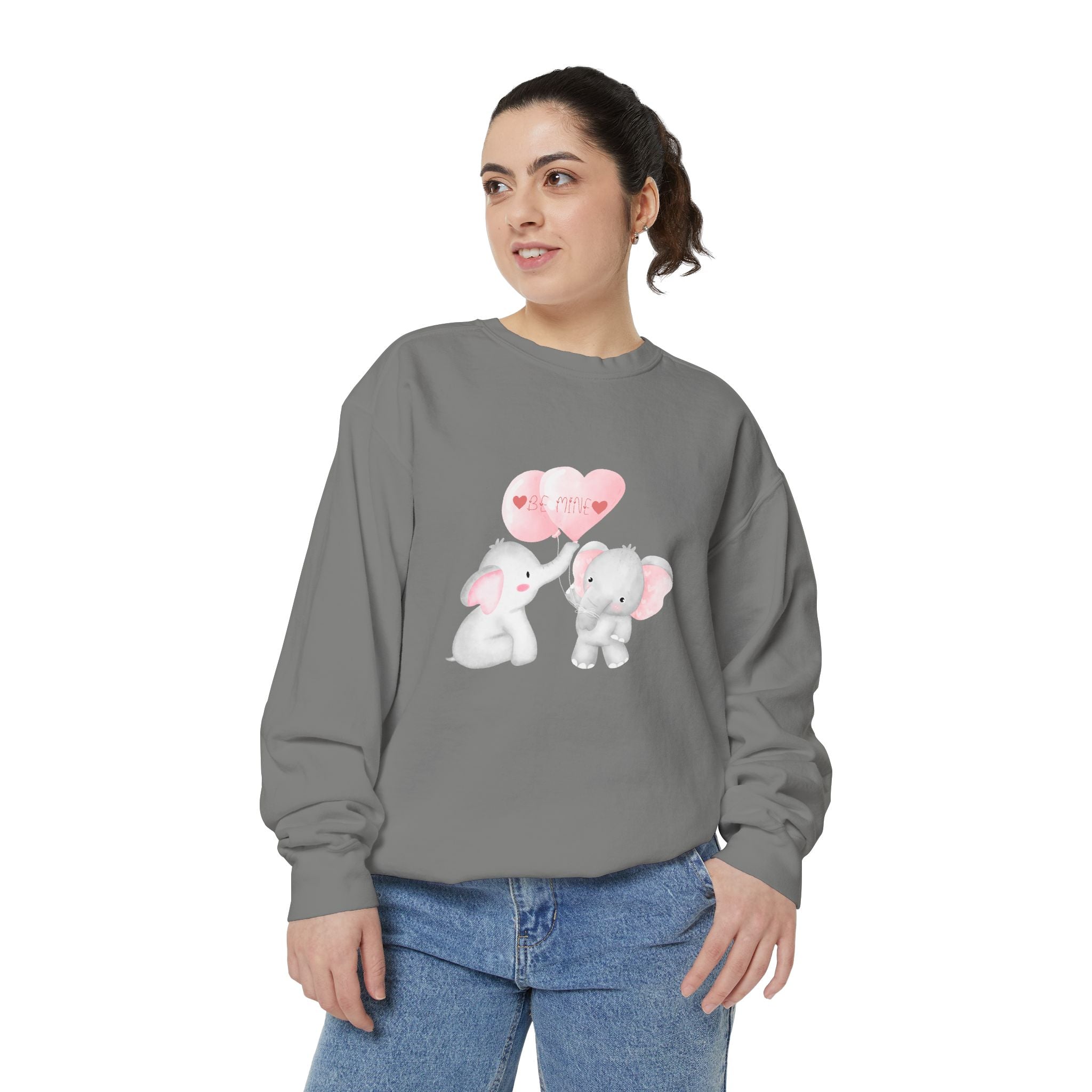Be Mine Love Unisex Garment-Dyed Sweatshirt