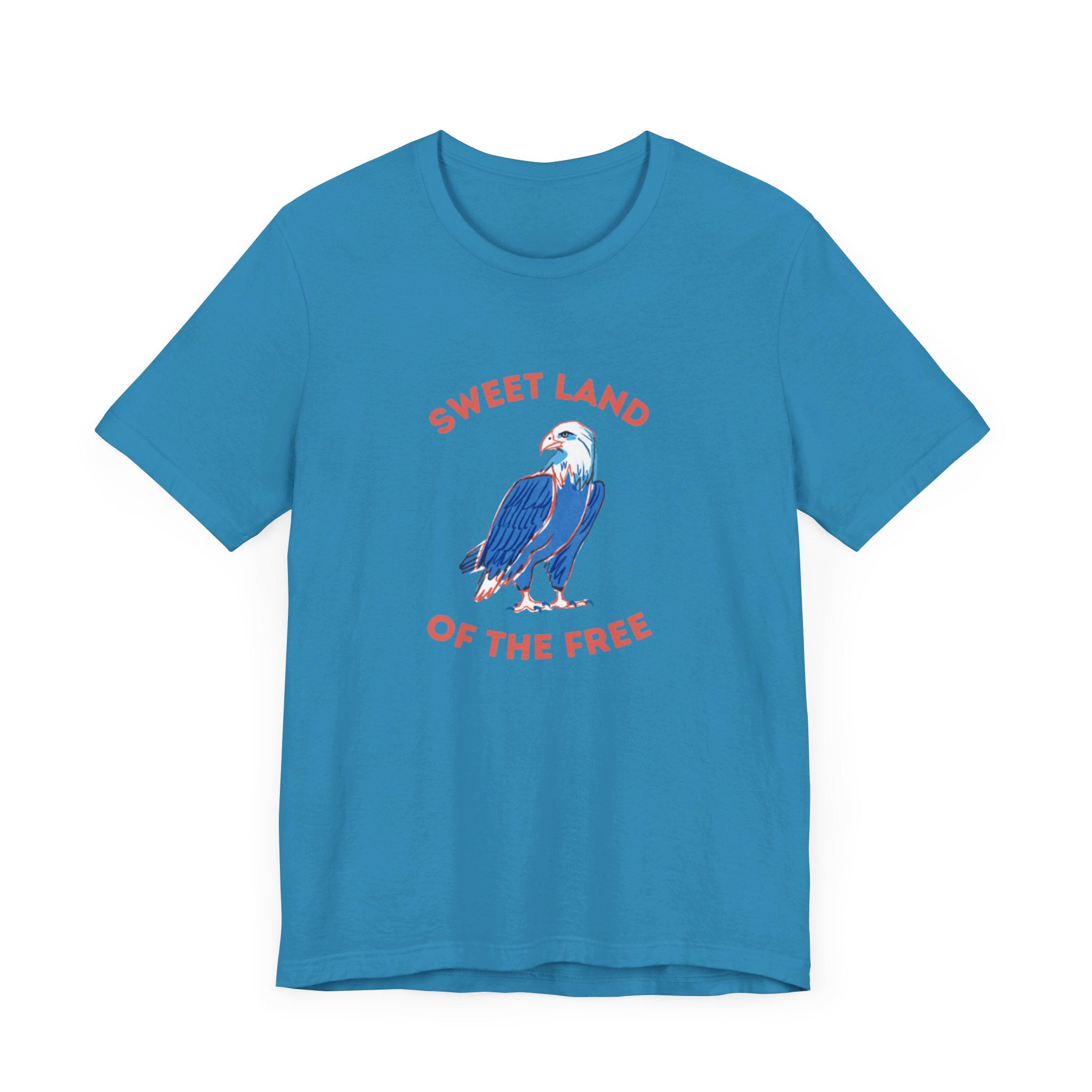 Sweet Land Of The Free Unisex Jersey Short Sleeve Tee