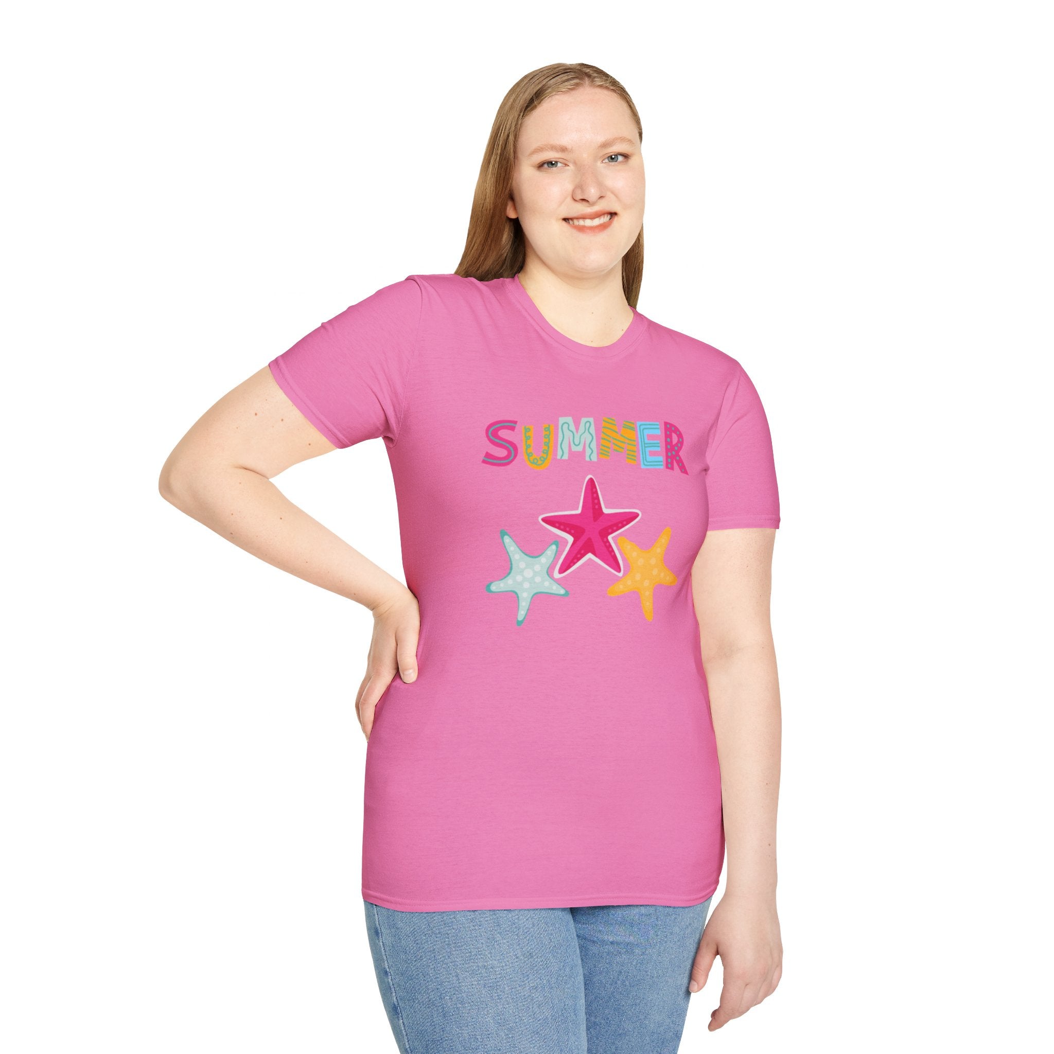 Summer Starfish Unisex Softstyle T-Shirt