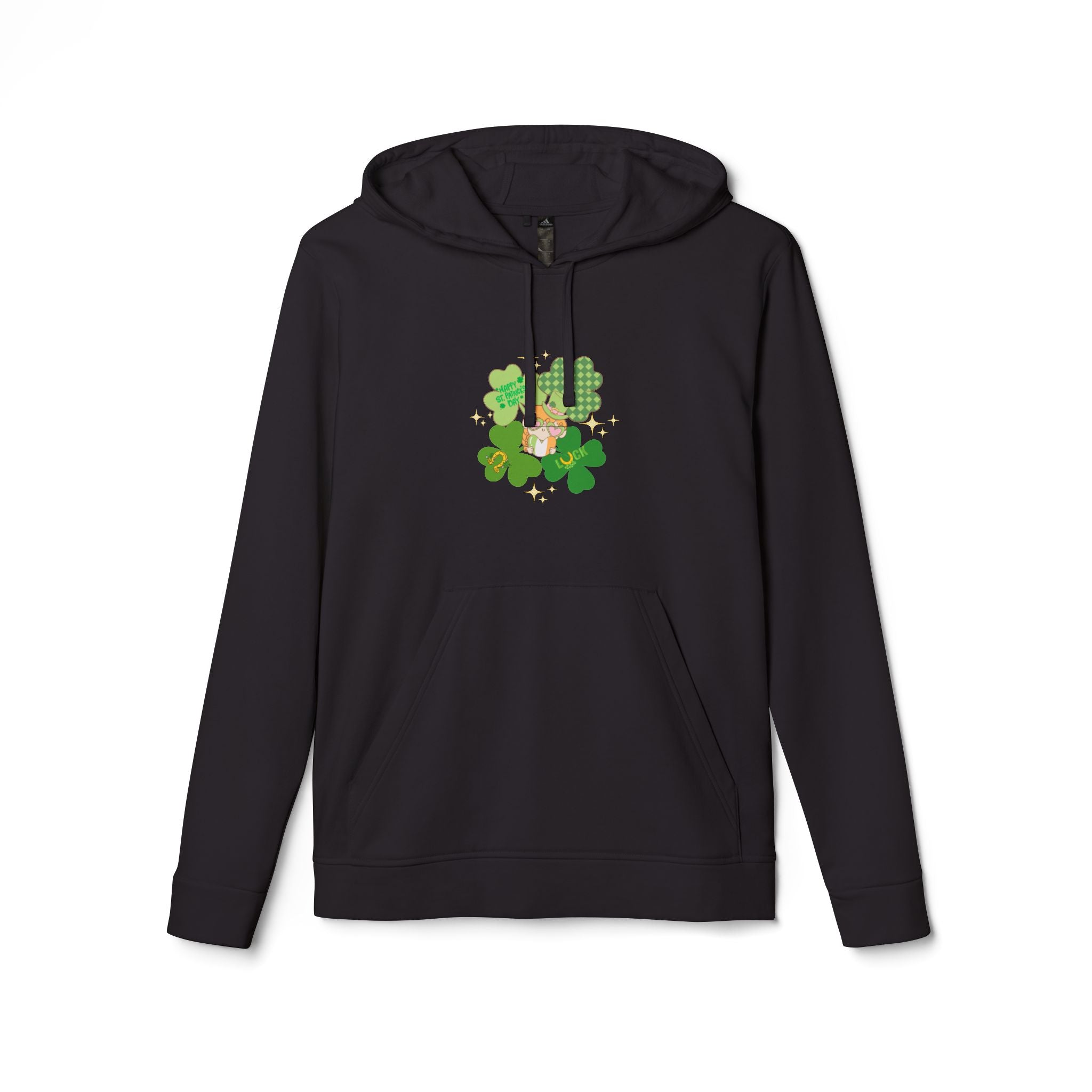 Retro St.Paddy's Day Adidas Unisex Fleece Hoodie