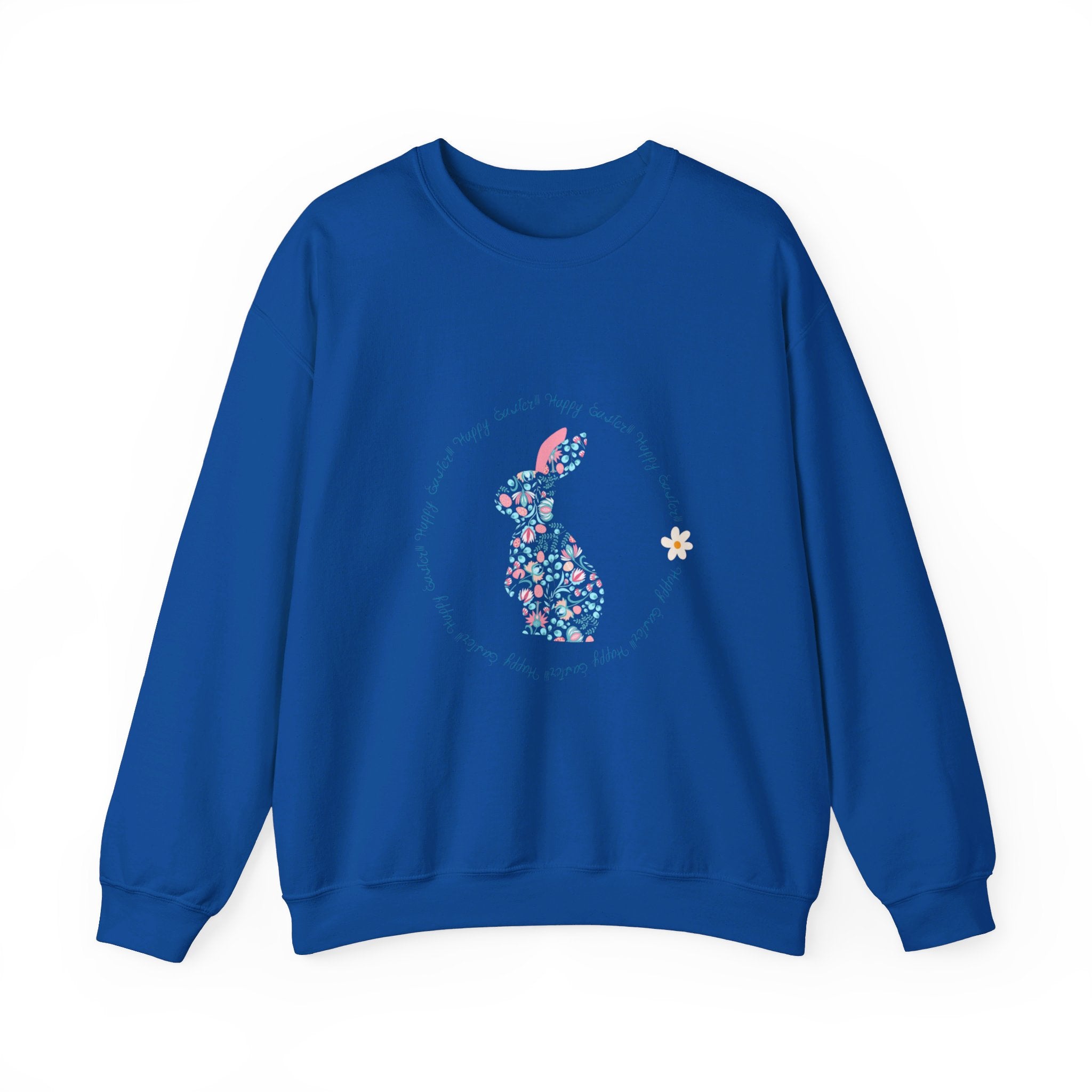 Happy Easter Rabbit Day Unisex Heavy Blend™ Crewneck Sweatshirt