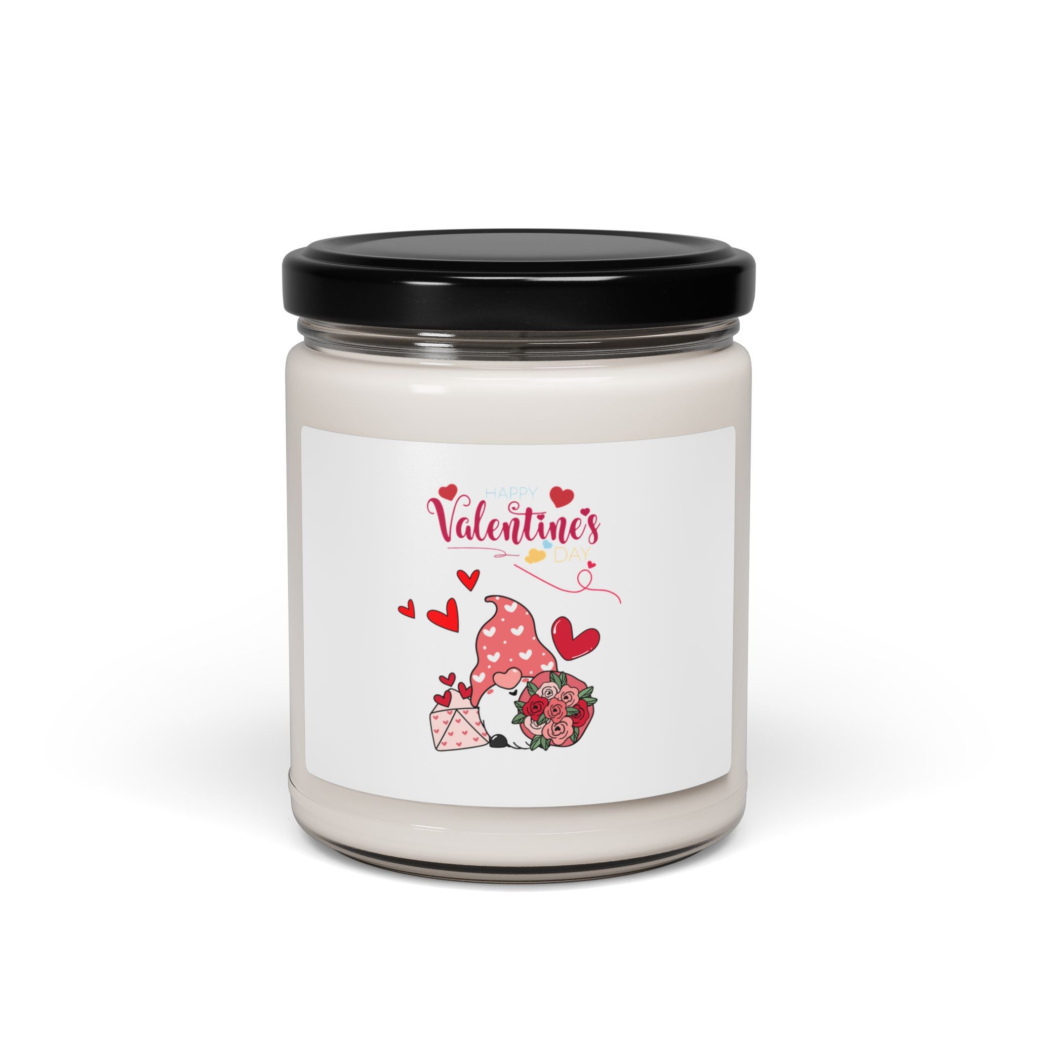 Gnome Valentine's Day Scented Soy Candle, 9oz