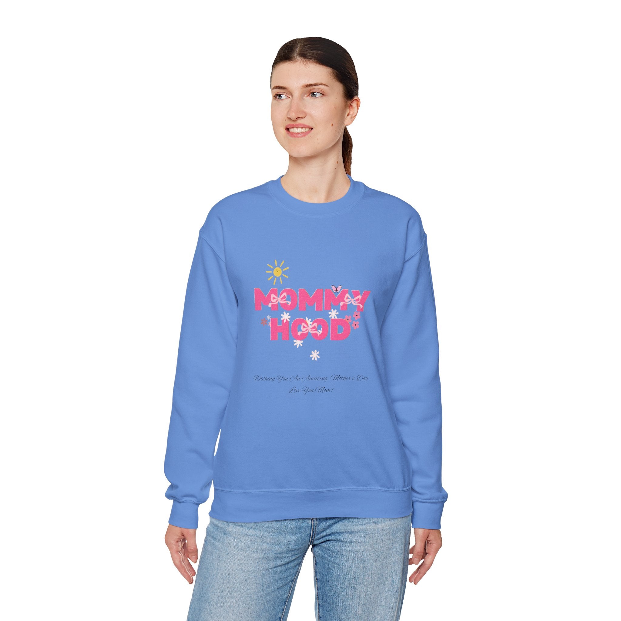 Mommy Hood Unisex Crewneck Sweatshirt